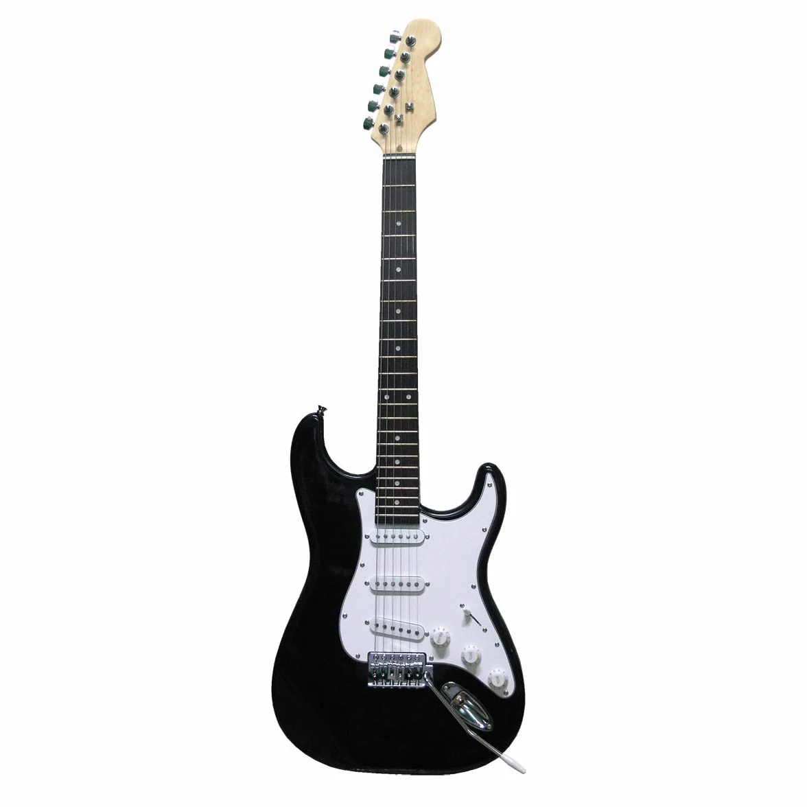 IMEG czarna gitara elektryczna