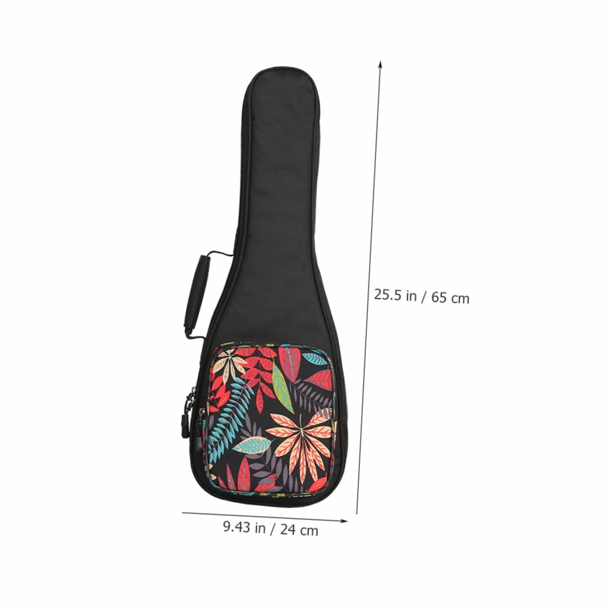 Toyvian Ukulele Bag Płócienny Pokrowiec z Grubym Ociepleniem i Podwójnymi Szelkami Wytrzymały Pojemnik Instrument Muzyczny