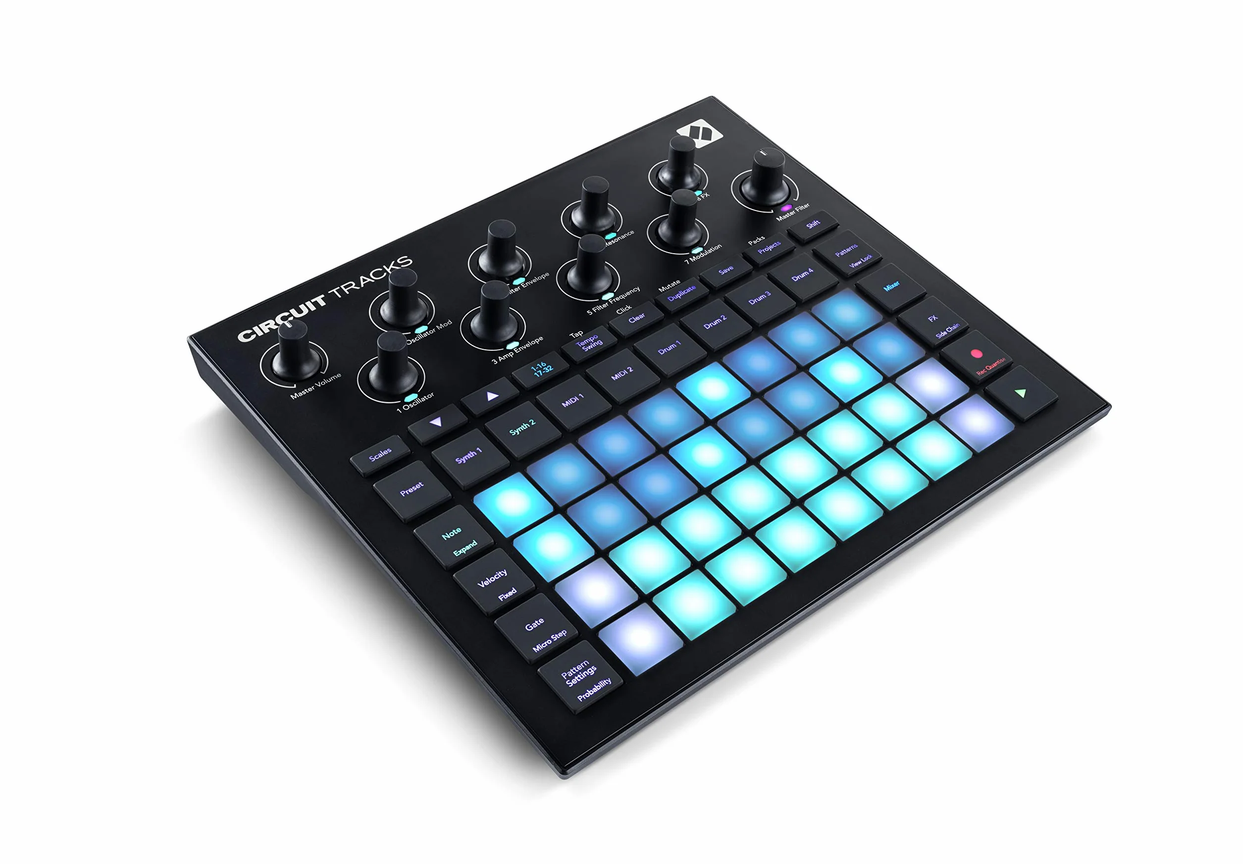 Novation Circuit Tracks Sekwencer Groovebox do tworzenia muzyki elektronicznej