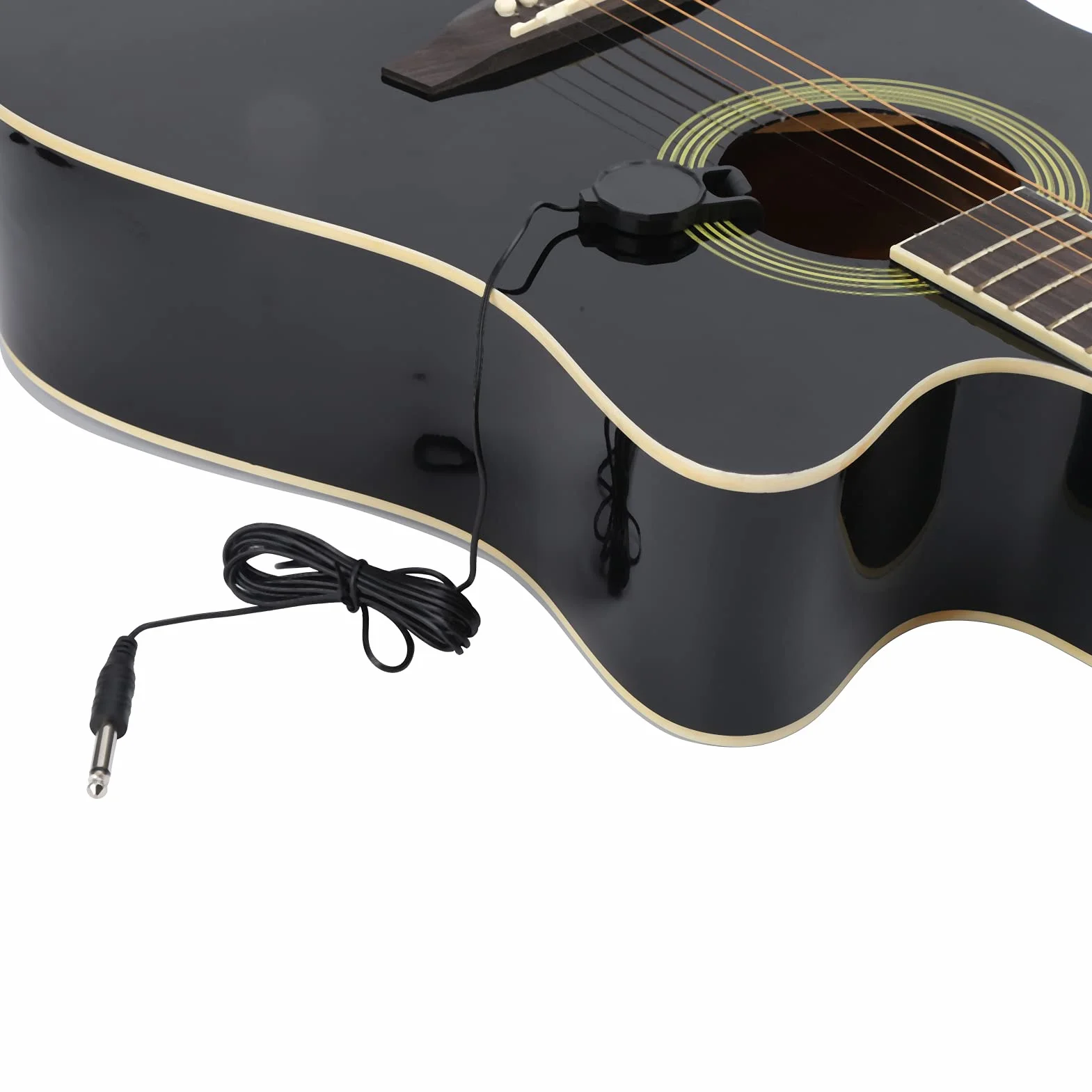 ClipOn Pickup Mikrofon Gitarowy Piezo Akustyczny Skrzypce Ukulele Akcesoria Występy na Scenie Lekki Przenośny