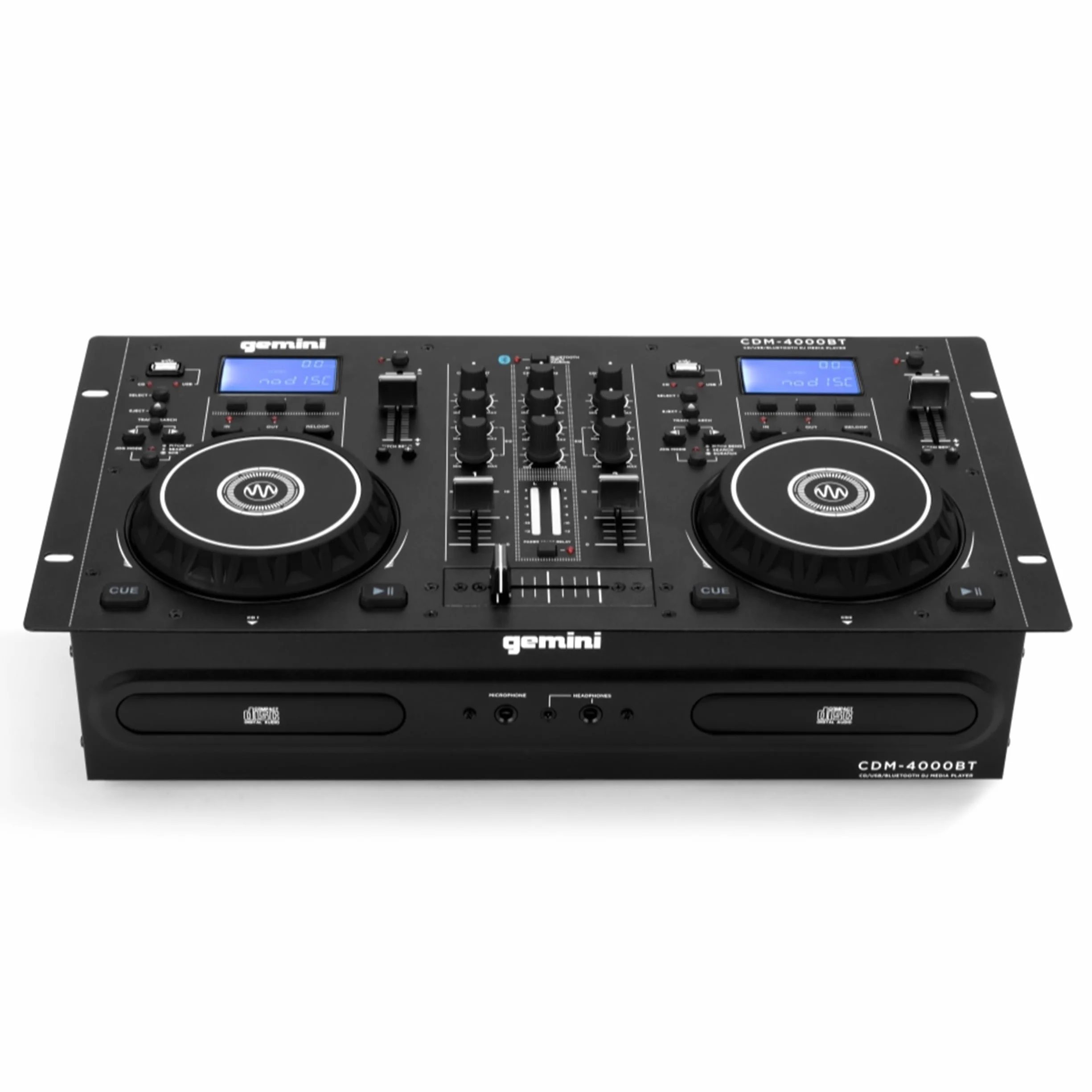 Gemini Sound Odtwarzacz Dj Cd, Czarny, 2 jednostki CD