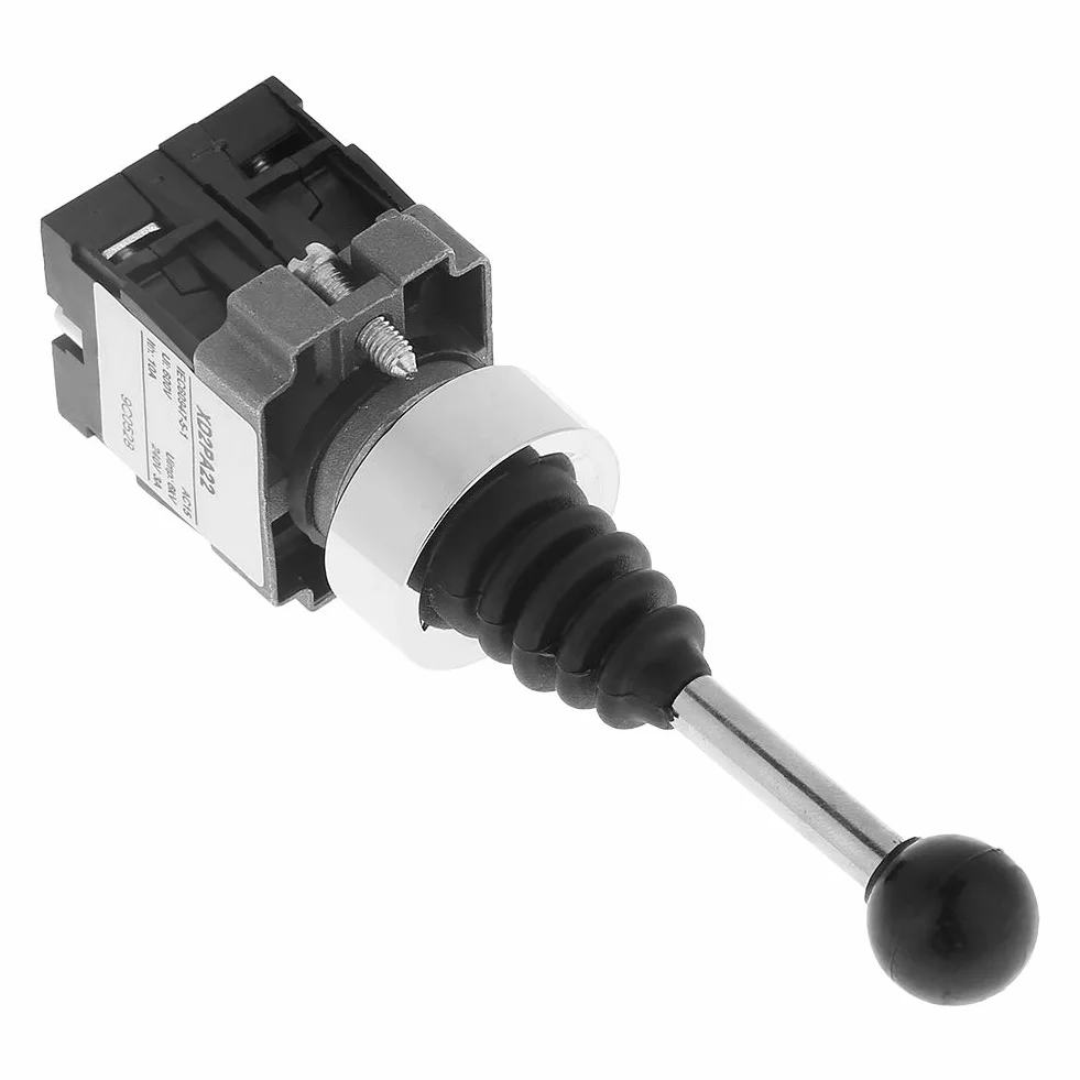 Przełącznik joystick, 1 sztuka, Xd2pa2cr 2no 2-pozycyjne resetowanie sprężyny Momentan Joy Stick Joystick, zamiennik przełącznika przemysłowego