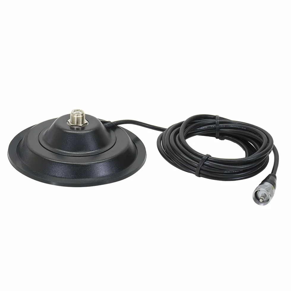 Uchwyt magnetyczny do anteny CB PNI 145 / PL, 145 mm, 4 m kabel RG58 i wtyczka PL259