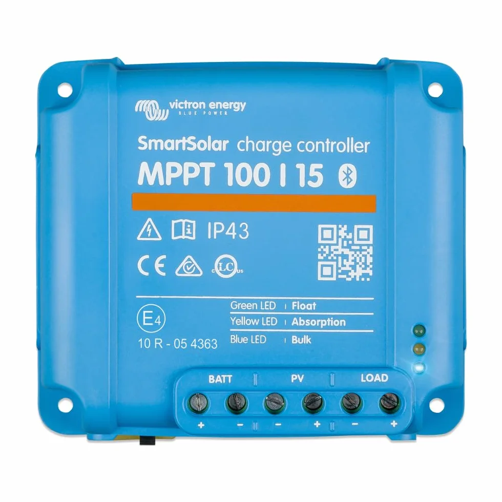 Victron Energy SmartSolar MPPT 100V 15 amp 12/24-Volt Kontroler Ładowania Słonecznego (Bluetooth)
