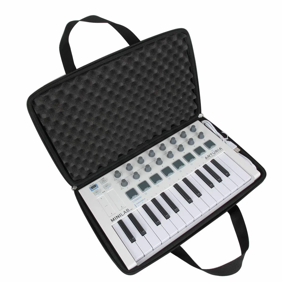 Hermitshell Etui podróżne na Arturia MiniLab MKII/Arturia MiniLab 3 Mini Inverted MIDI Controller
