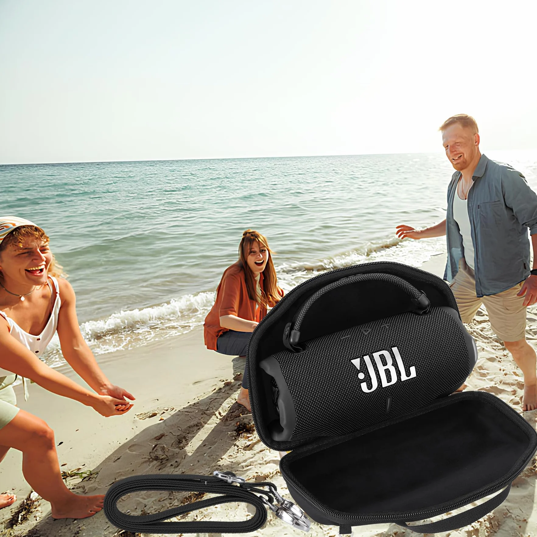 Etui składowe Kompatybilne z JBL Charge 6 Przenośny wodoodporny i odporny na upadki głośnik (Różowy)