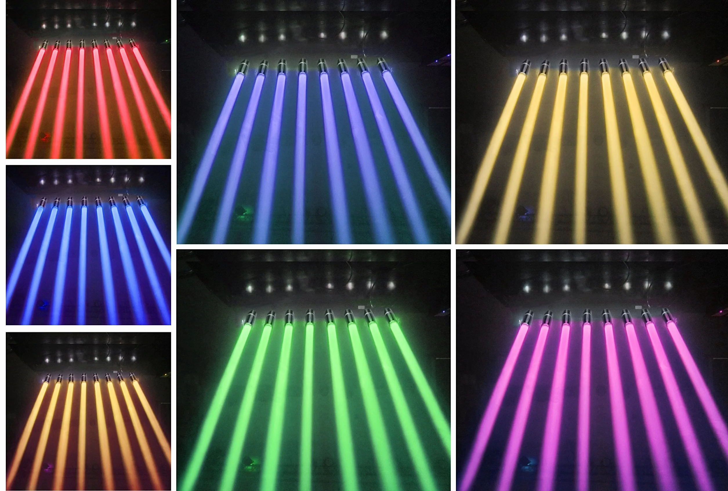 Oświetlenie punktowe LED 9 W RGB 3 w 1 – oświetlenie sceniczne i za pomocą pilota zdalnego sterowania na podczerwień
