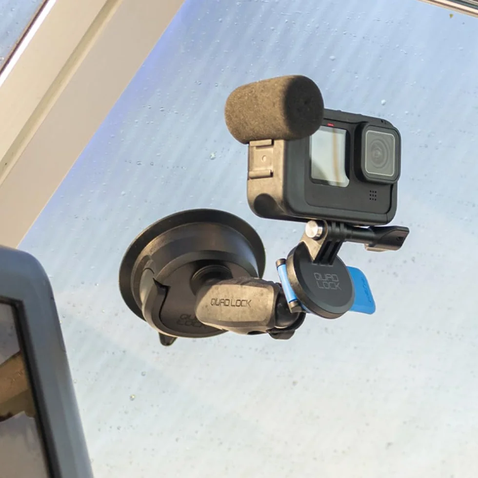 Quad Lock Podstawa 360 – podstawa ssąca, możliwość zmiany położenia i dźwignia, odporna na wiele powierzchni i temperatury, idealna do pojazdów i użytku na zewnątrz