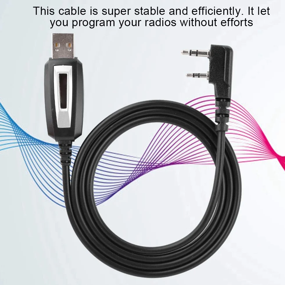 Dla GT-3 UV-82 BF-888s Kabel do Programowania Radia Walkie-talkie