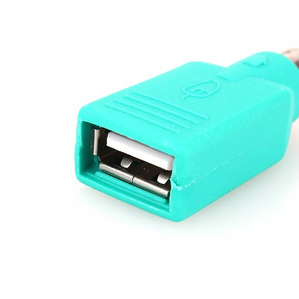 VGEBY Adapter USB żeński na PS2 męski wymienny konwerter USB dla klawiatury i myszy