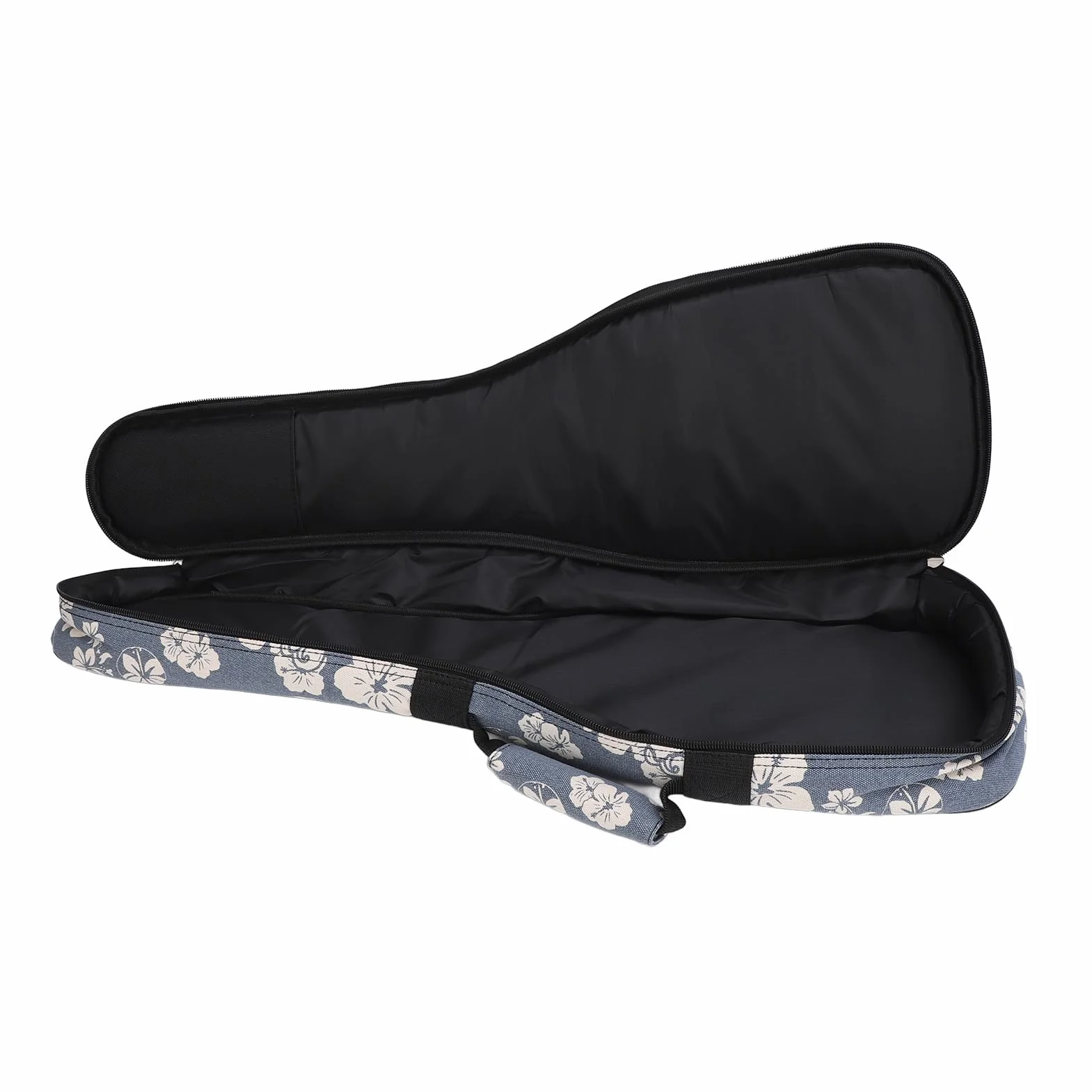 Torba na Etui na Ukulele, Wyściółka Wewnętrzna z Pianki o Dużej Pojemności Plecak na Etui na Ukulele z Regulowanymi Paskami na Ramiona na Koncert, Sopran, Tenor (23 cale)