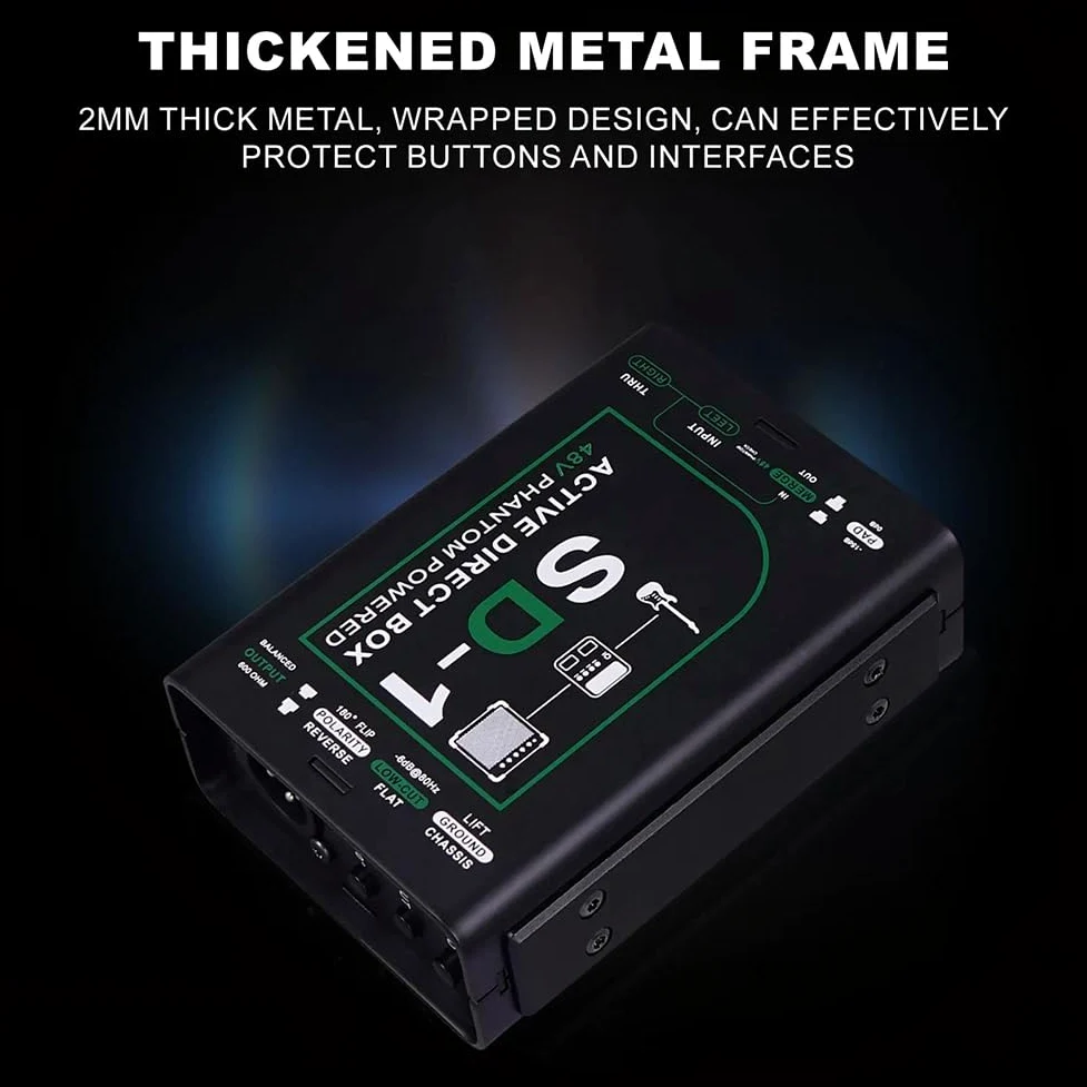 DI Box Effector Active Direct Box Nstrument Mono DI Box Mono DI Box Active Series Effect Device Active Direct Box