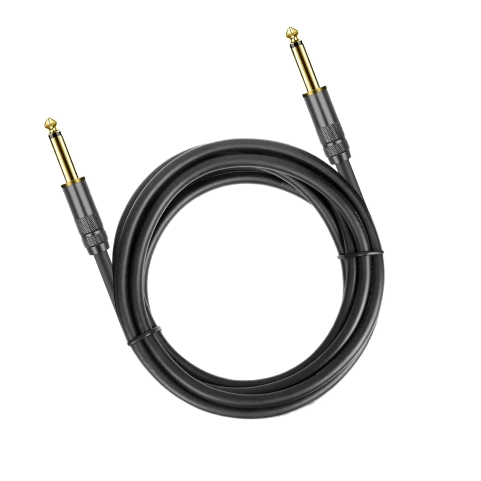 Pro Audio kabel 1/4 Cala Prosty Kabel Instrumentalny 6,35 Mm Stereo Profesjonalny Kabel Gitarowy Do Gitary Basowej Wzmacniacza Klawiatury(Ts,15m)