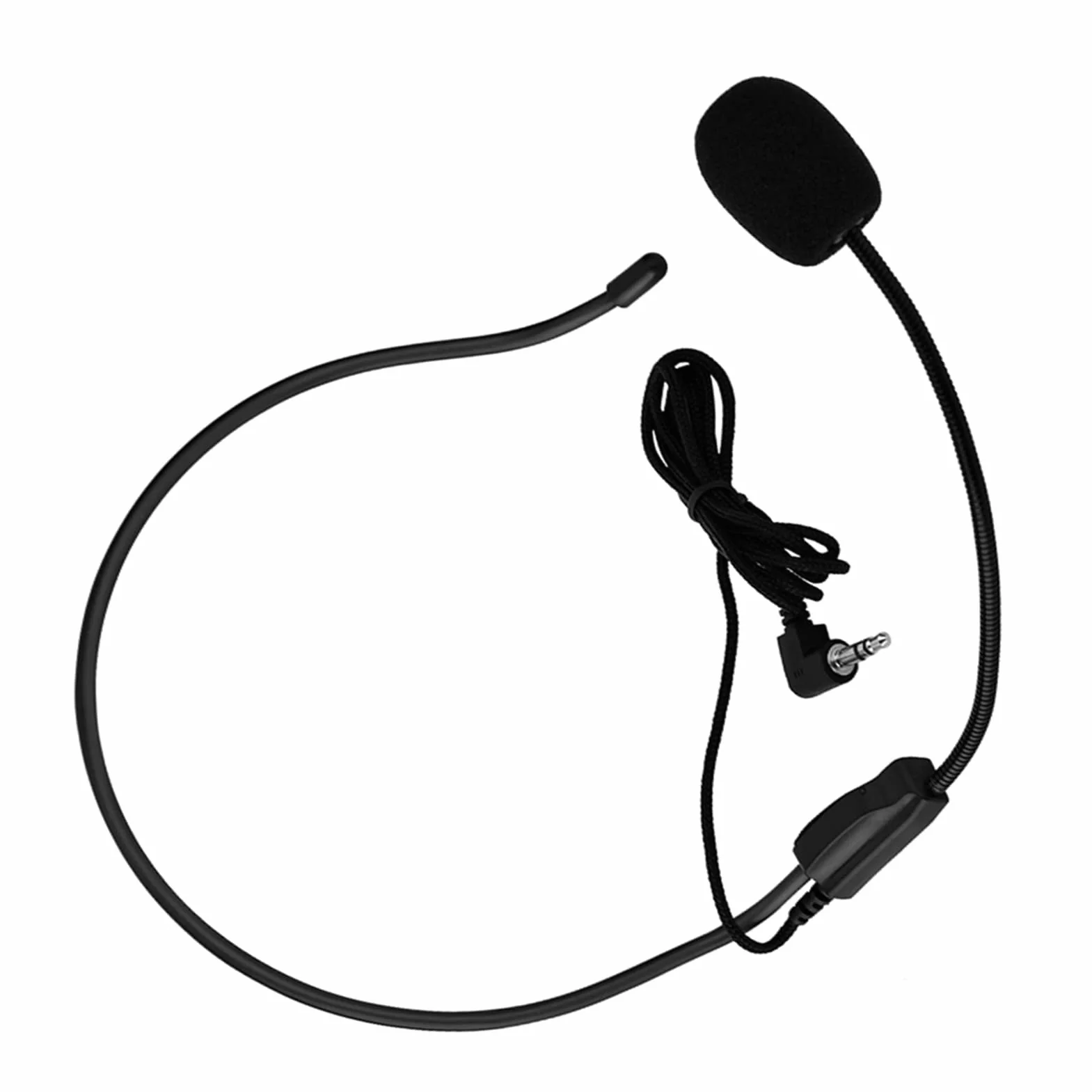 Nagłowny Mikrofon Pojemnościowy MIC, Mini 3,5 Mm Przewodowy Mikrofon Przewodowy Mikrofon Pojemnościowy do Głośnika Wzmacniacza Głosu