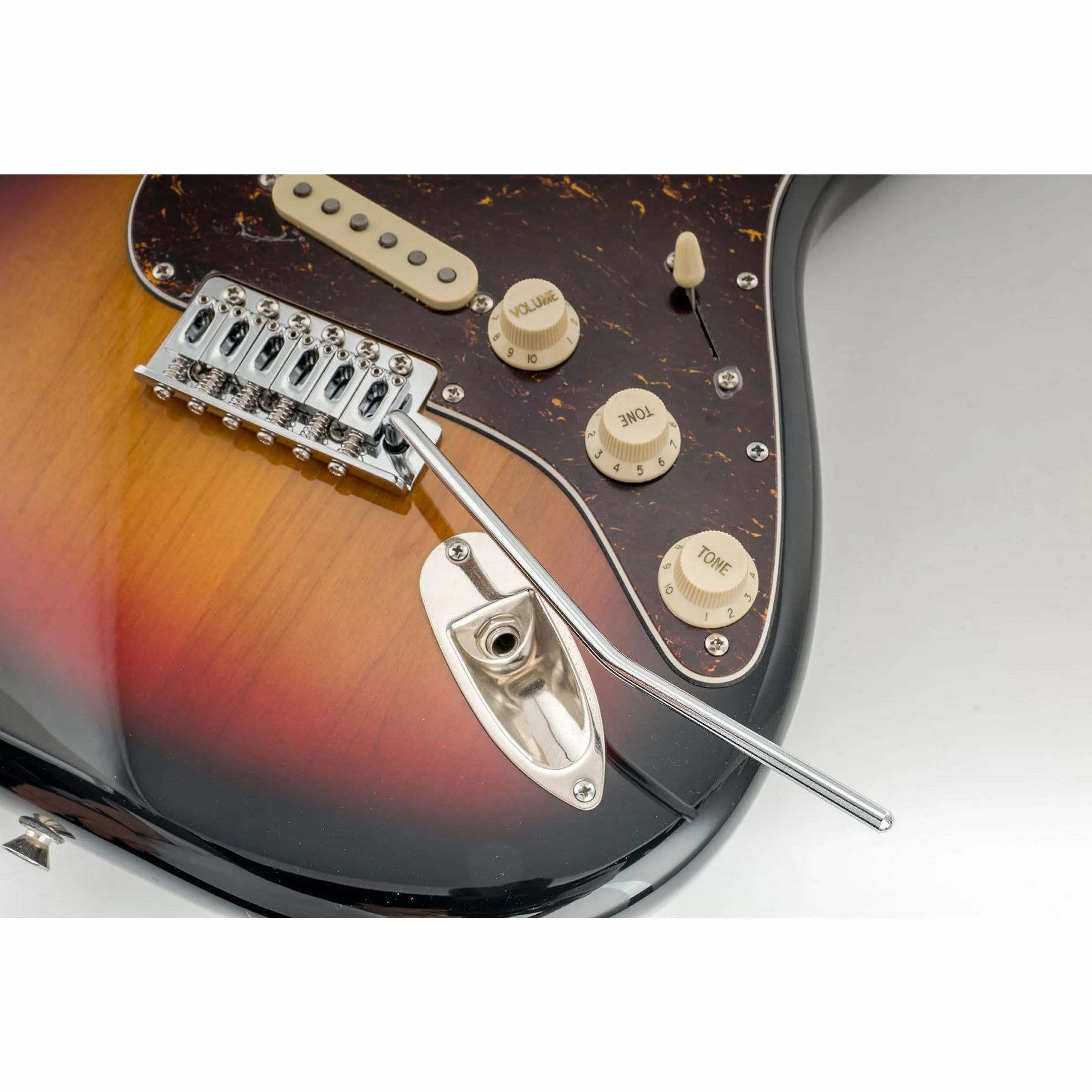 Wilkinson 5mm Dźwignia Tremolo Vibrato Arm Wejście Ciśnienie dla Wilkinson i inne gitary elektryczne Strat Import, Chromowane bez końcówki