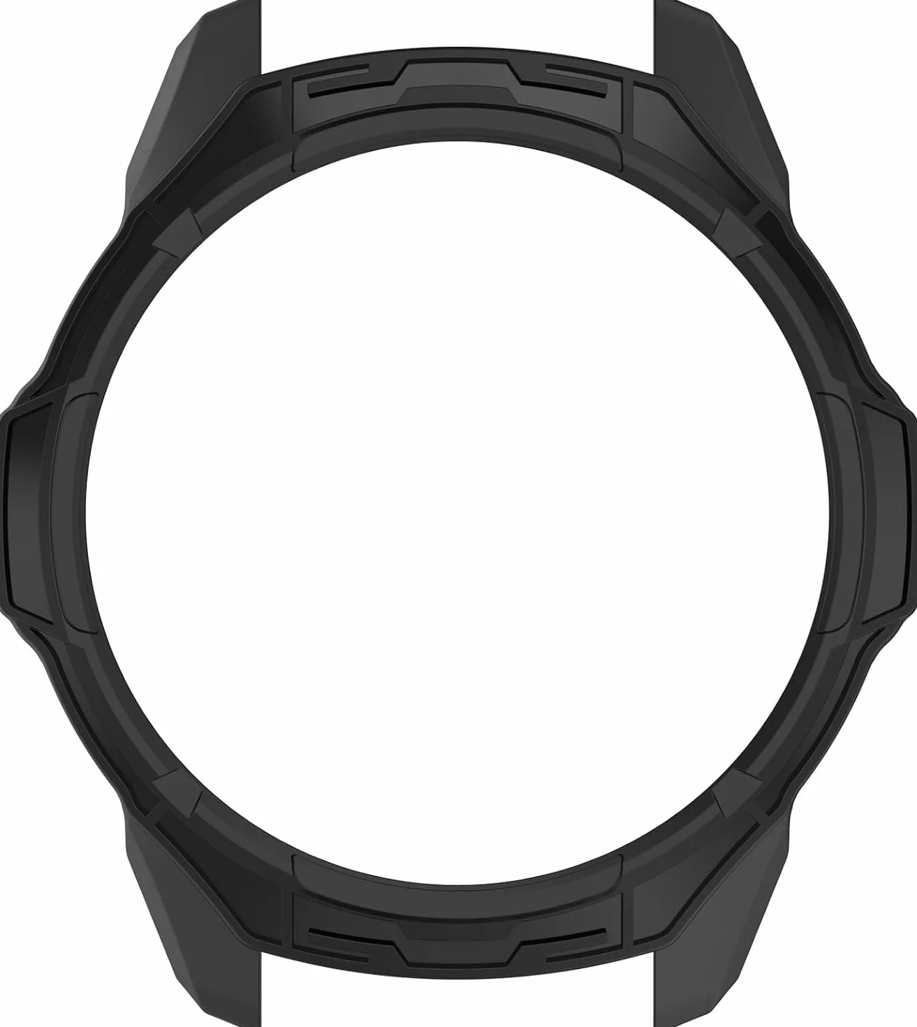 Etui do zegarka Garmin Forerunner 570 42 mm/47 mm, elastyczna osłona ekranu z tworzywa TPU, odporne na zarysowania (czarne, Garmin Forerunner 570 47 mm)