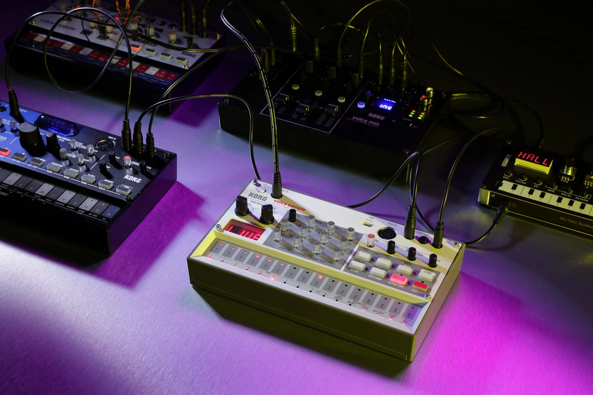 Korg Sampler, Szary, 19,3 x 11,4 x 4,3 cm