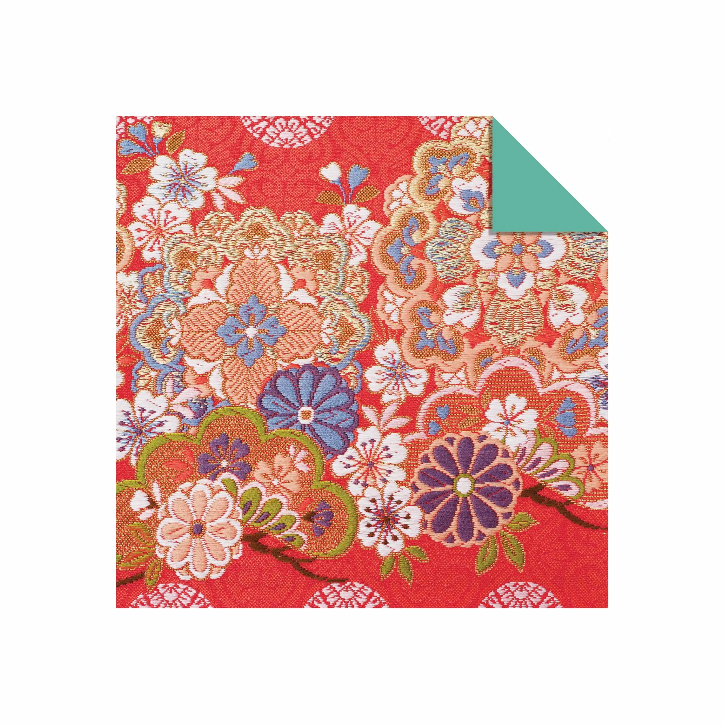 Origami Paper 500 sheets Kimono Flowers 6" (15 cm)