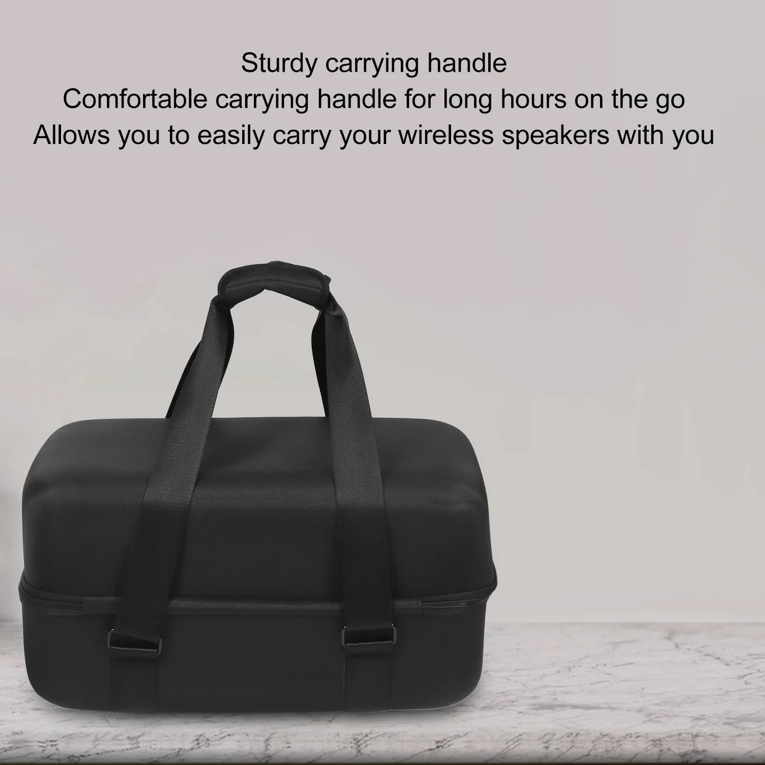 Tangxi Twardy futerał Podróżny do Przenośnego Głośnika Bluetooth Lekka, Odporna na Wstrząsy Torba Ochronna — Nylon/EVA