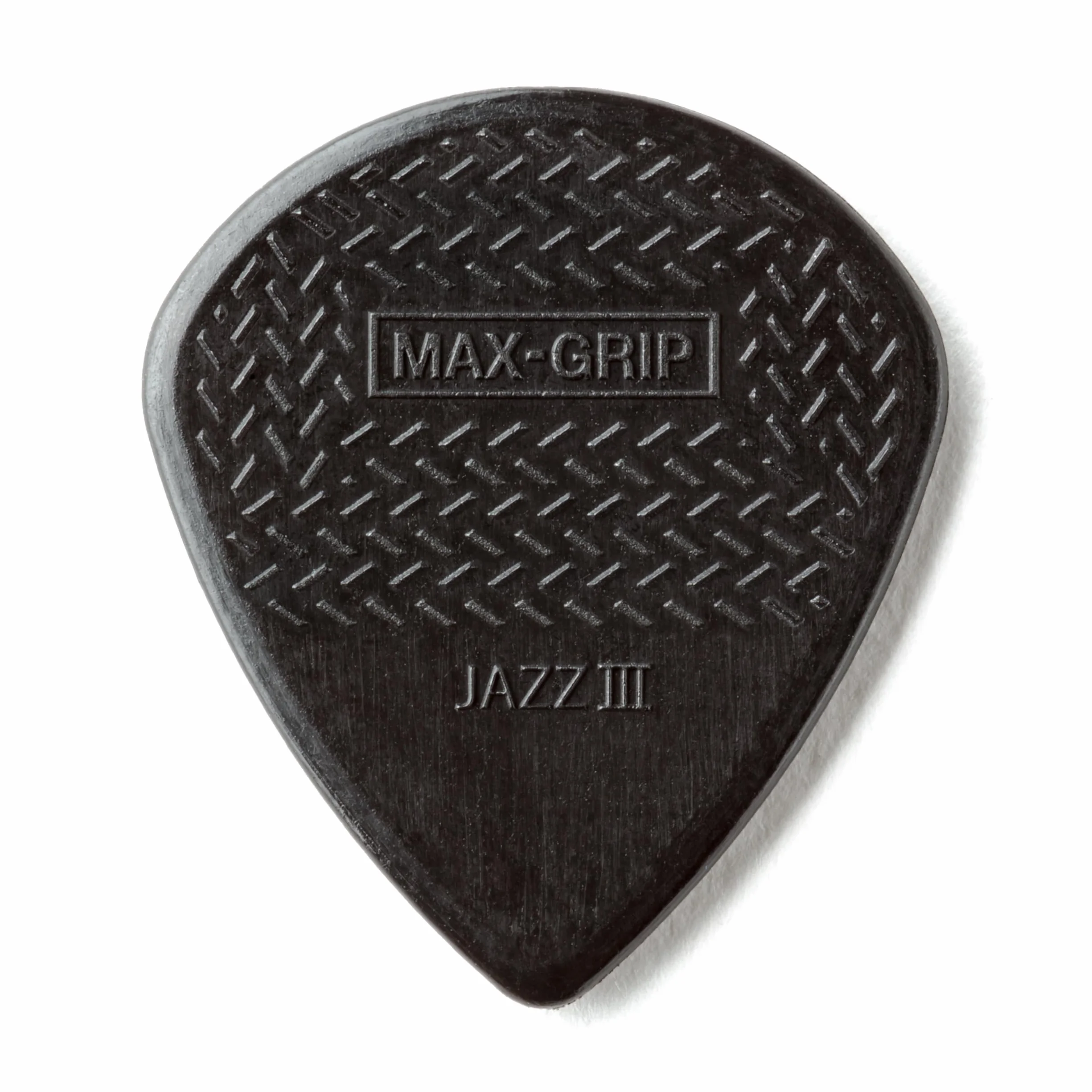 Jim Dunlop 471P3S Jz-6 Nylonowa kostka gitarowa Max Grip w pakiecie gracza, czarna