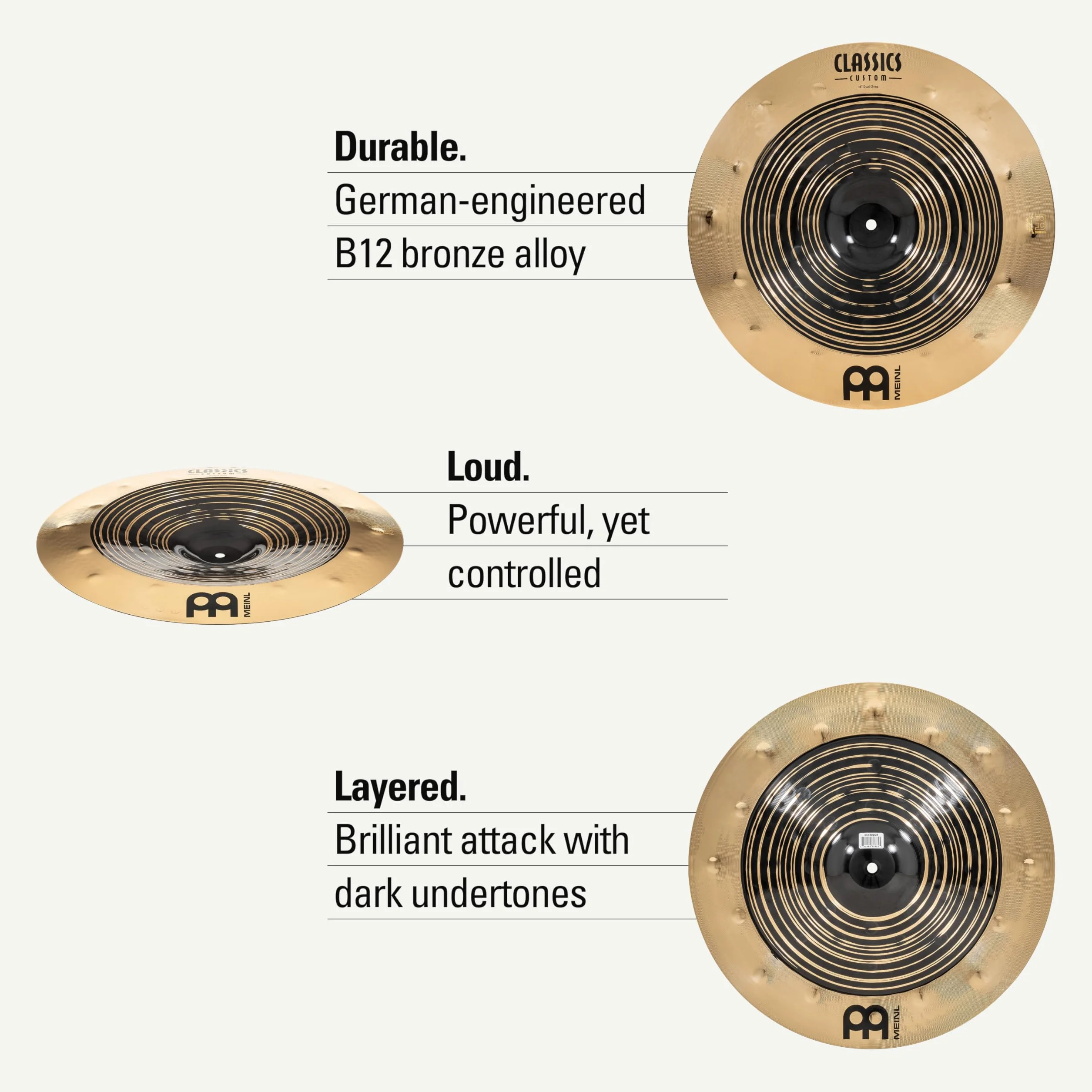 Meinl 18" Classics Custom Dual China