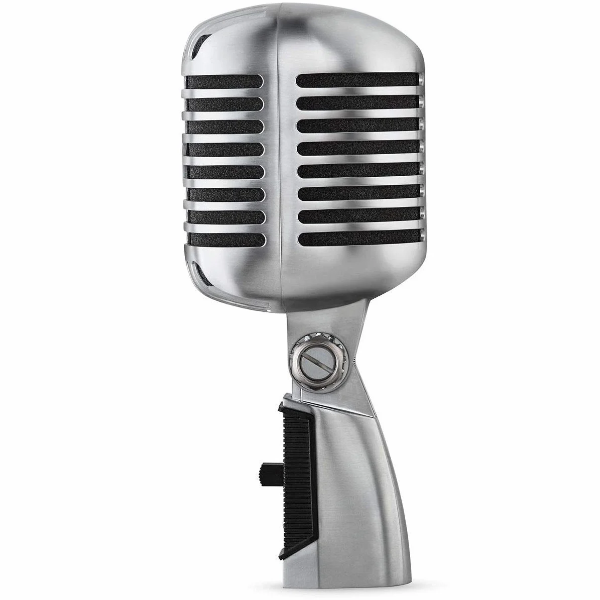 Shure 55sh Series II Iconic Unidyne Dynamiczny mikrofon wokalny, klasyczny, z kardioidalną charakterystyką kierunkową do występów na żywo, mikrofon z adapterem gwintu
