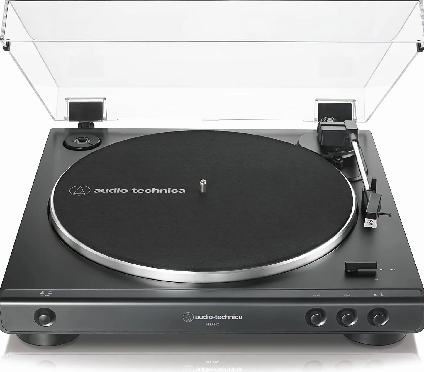 Audio-Technica AT-LP60xBK W pełni automatyczny gramofon z napędem paskowym