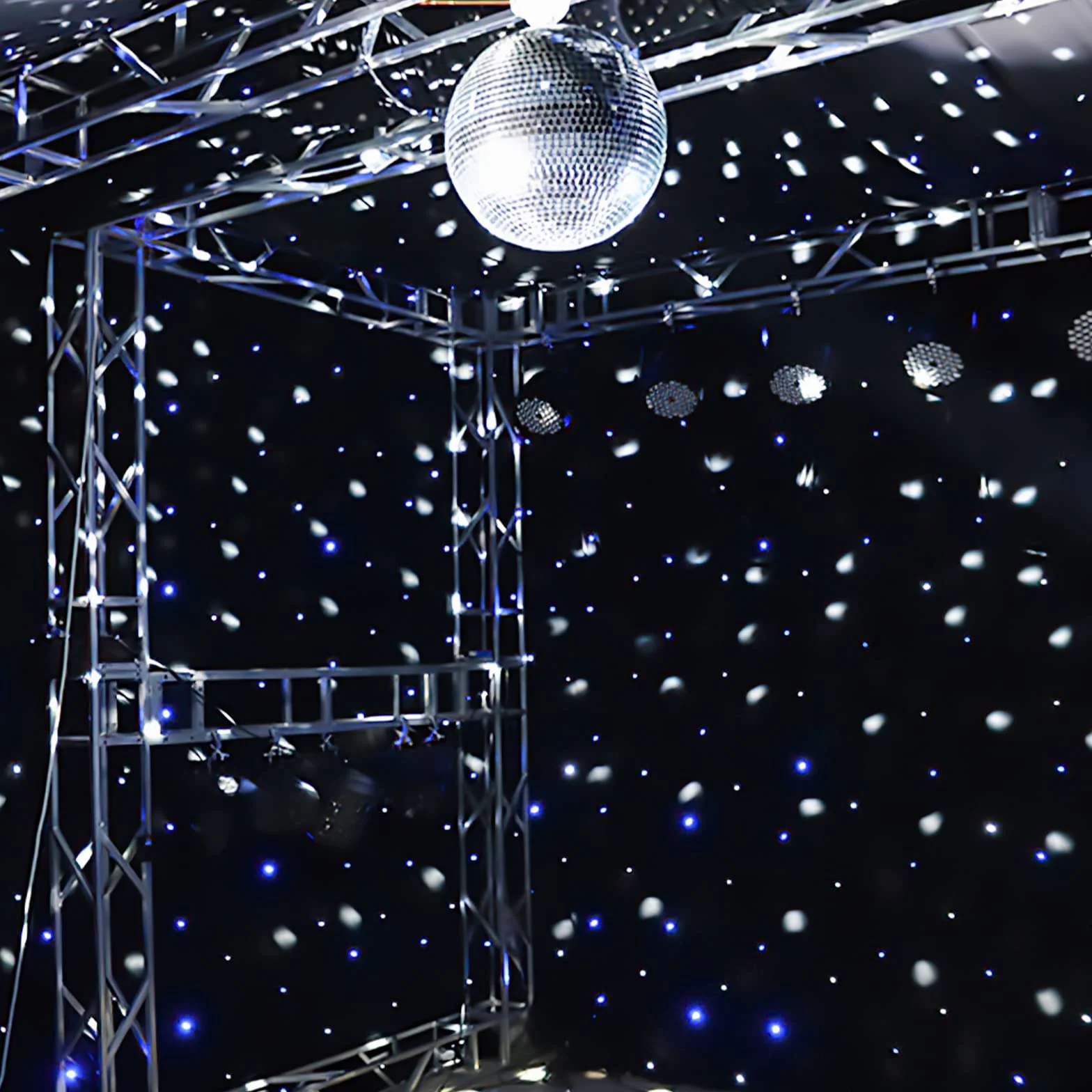 Efekt świetlny LED Pinspot 3W DJ, projektor z białą końcówką, mini wiązka światła, lampa imprezowa, klub, bar, scena, latające talerze wiszące na lampkach scenicznych DJ-ów