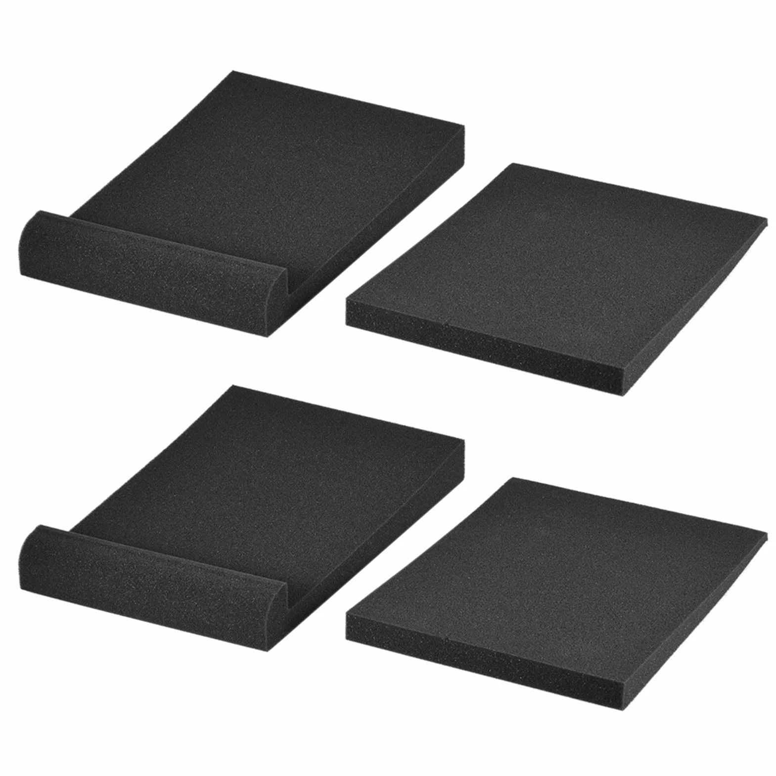 Btuty 2-pak izolacyjnych podkładek z pianki akustycznej do głośnika monitora studyjnego maks. 9,6'' * 7,7'' Powierzchnia użytkowa