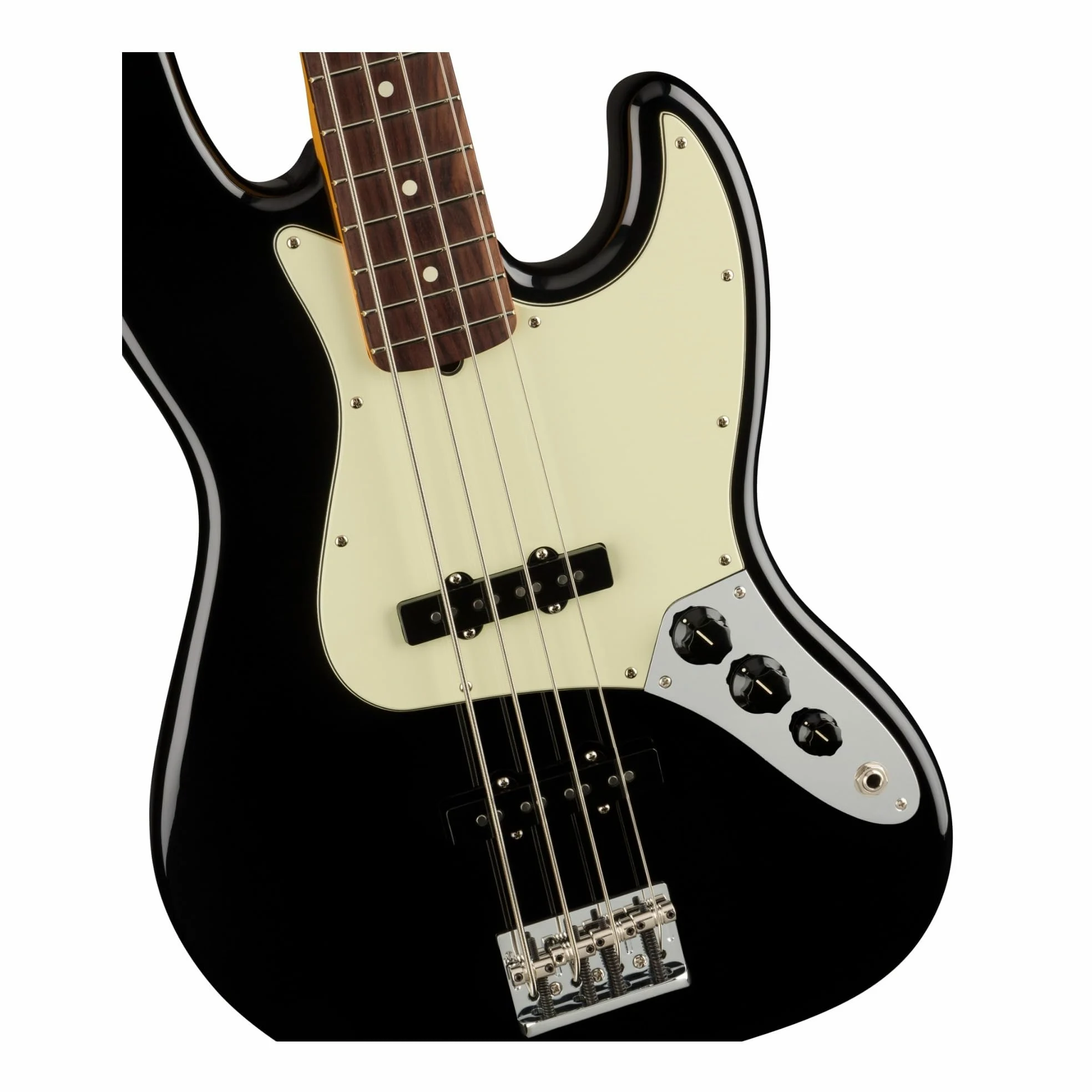 Fender American Professional II Jazz Bass RW (Black) - Gitara basowa 4 strunowa