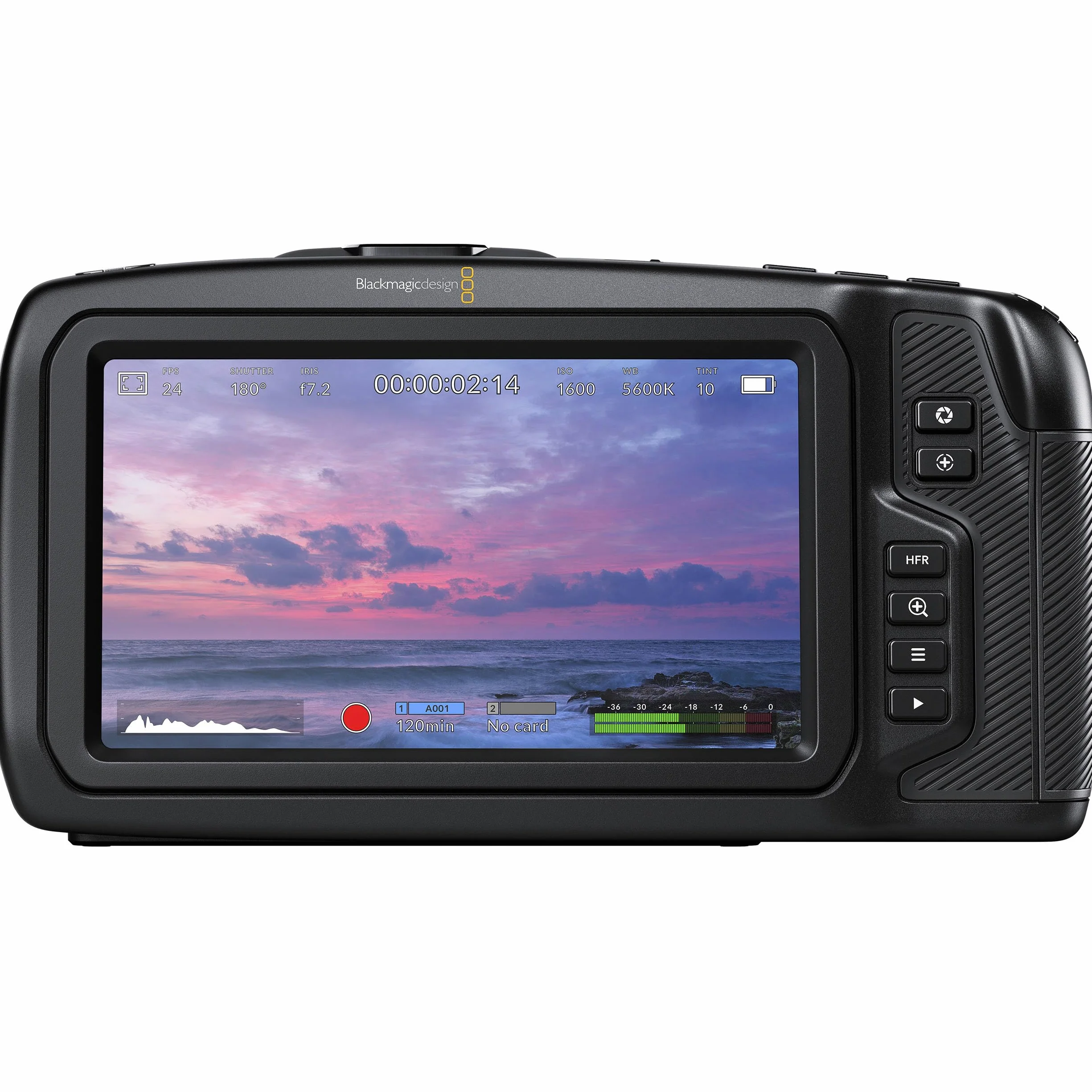 Blackmagic Design CINECAMPOCHDMFT4K Aparat Cyforwy, Czarny, 120 FPS