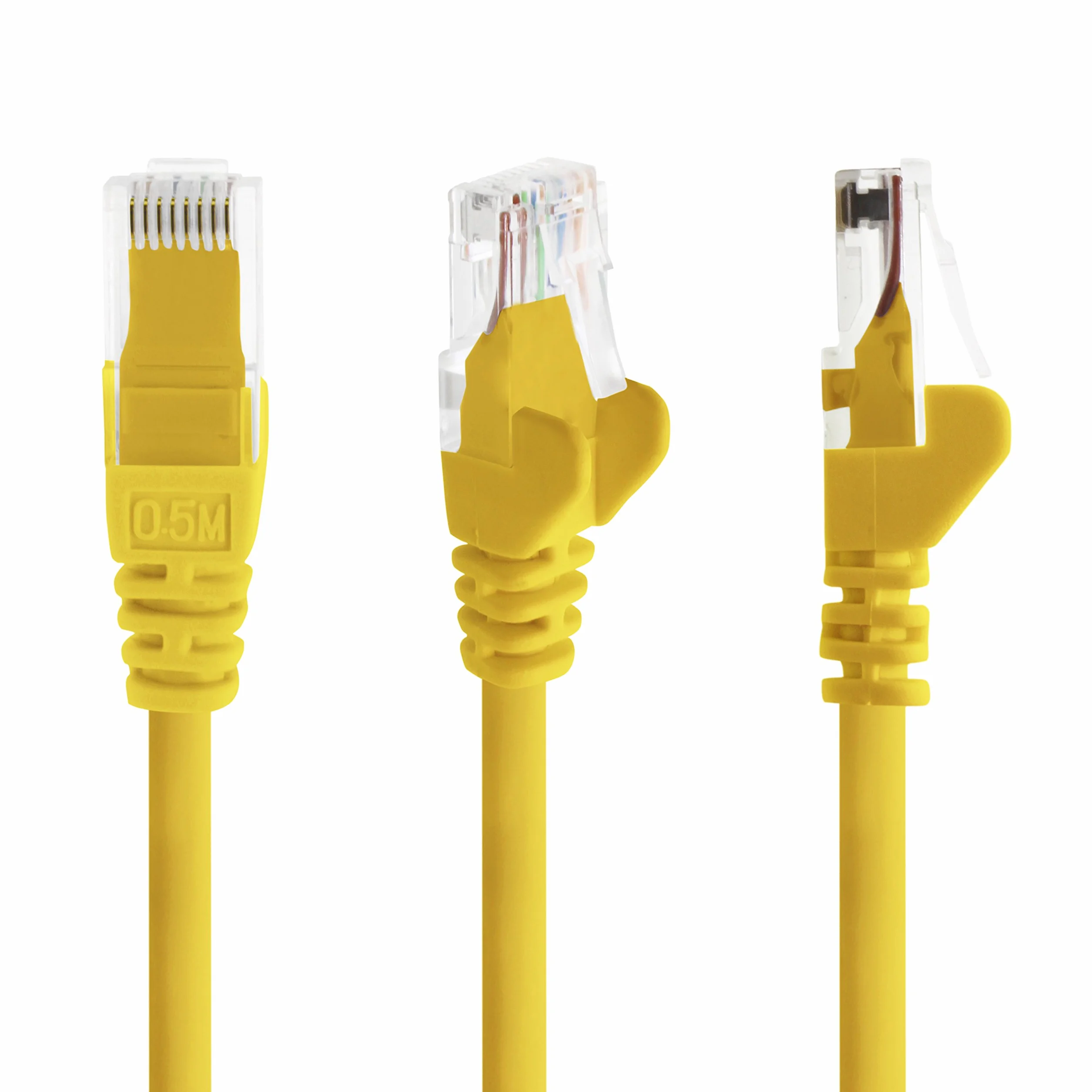 1aTTack CAT 6 UTP kabel sieciowy, połączeniowy z 2 wtykami RJ45. 1m gelb - 1Stück