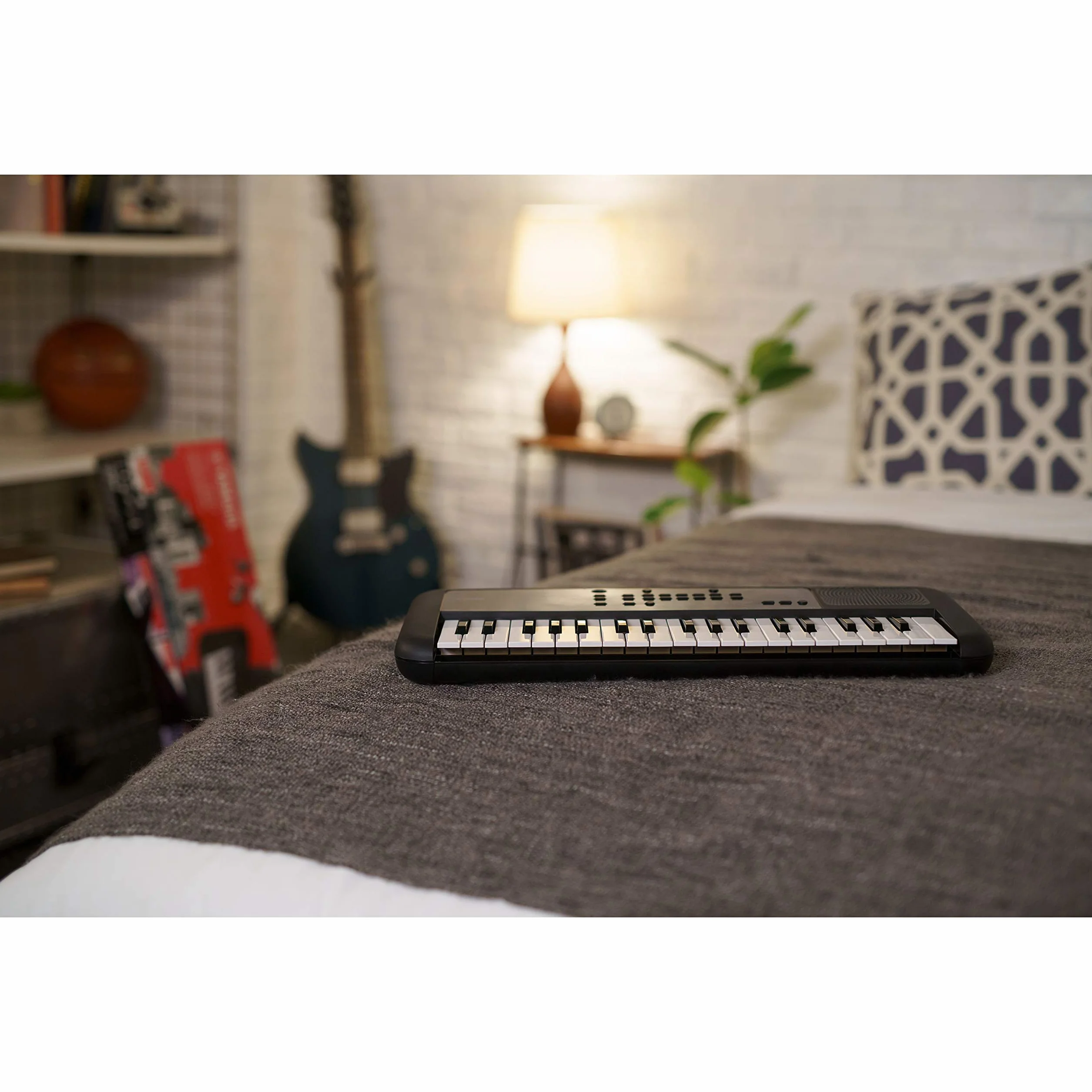 Yamaha Keyboard, Czarny, 37 Klawiszy, 50.6 x 20.1 x 5.4 cm