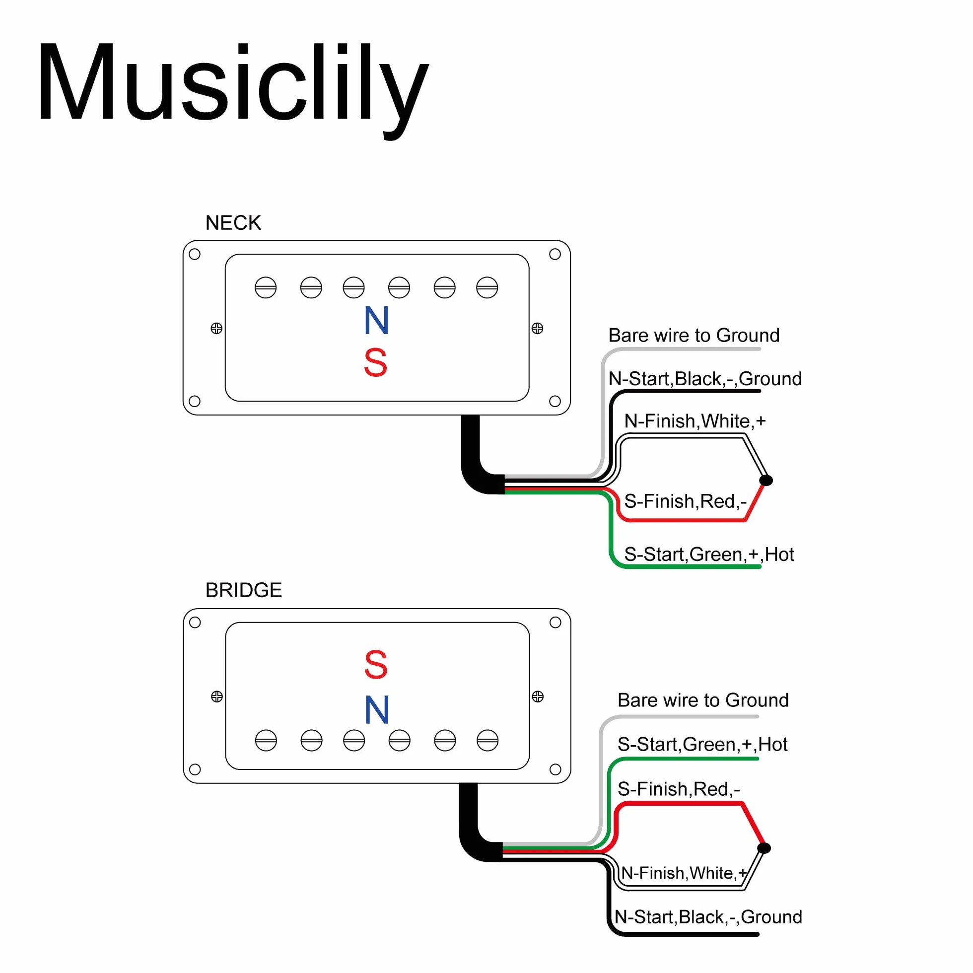 Artec VH59 Vintage Alnico 5 Humbucker Pickup Set do Gitary Elektrycznej Les Paul, Chrom