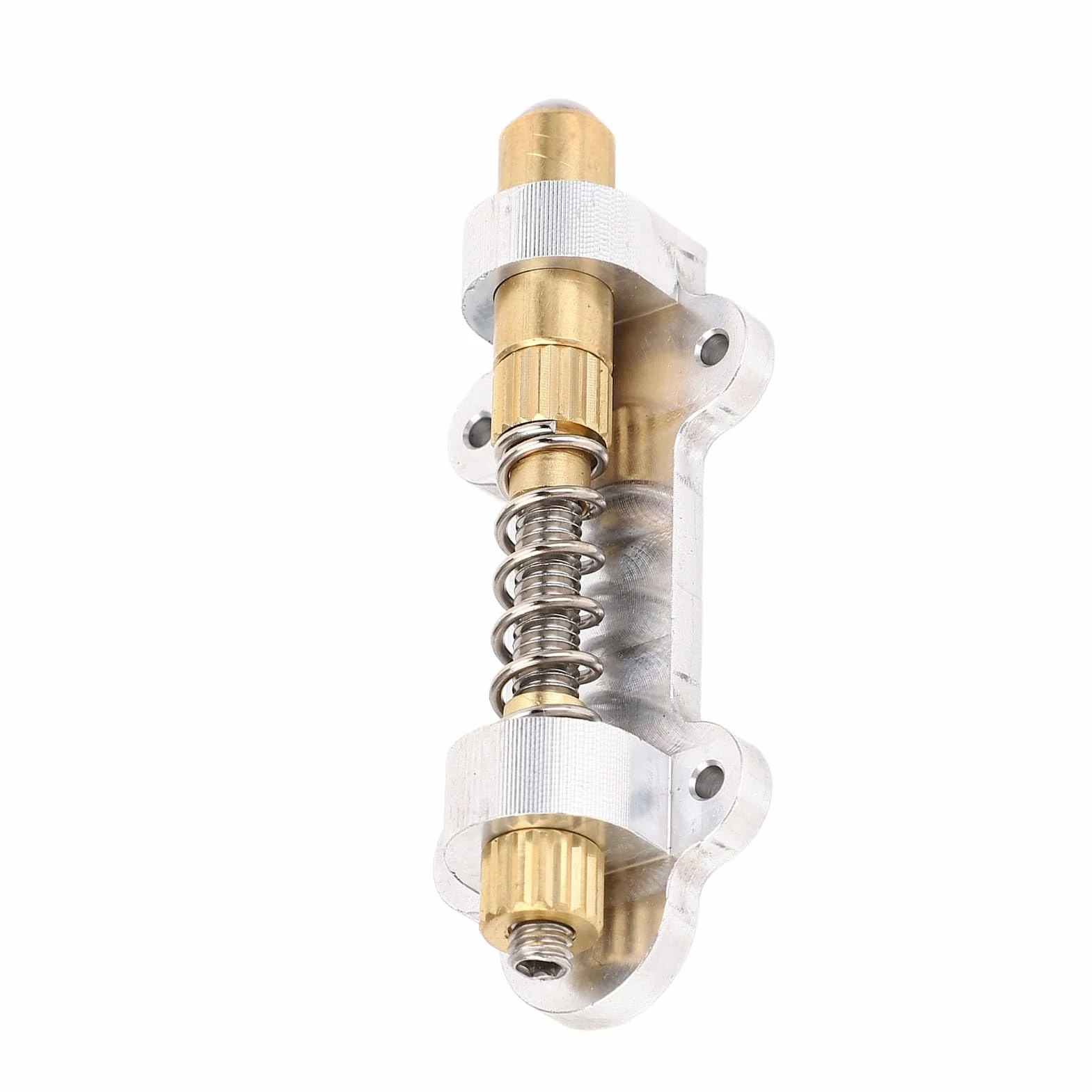 Fafeicy Stabilizator Tremolo do Gitary Elektrycznej Mosiężne Części Stopera Mostka Nastawnik Uzbrojenia Zestaw Tremsettera Zestaw urządzeń Stabilizujących do Systemów Floyd Rose, Mosiężny Mostek