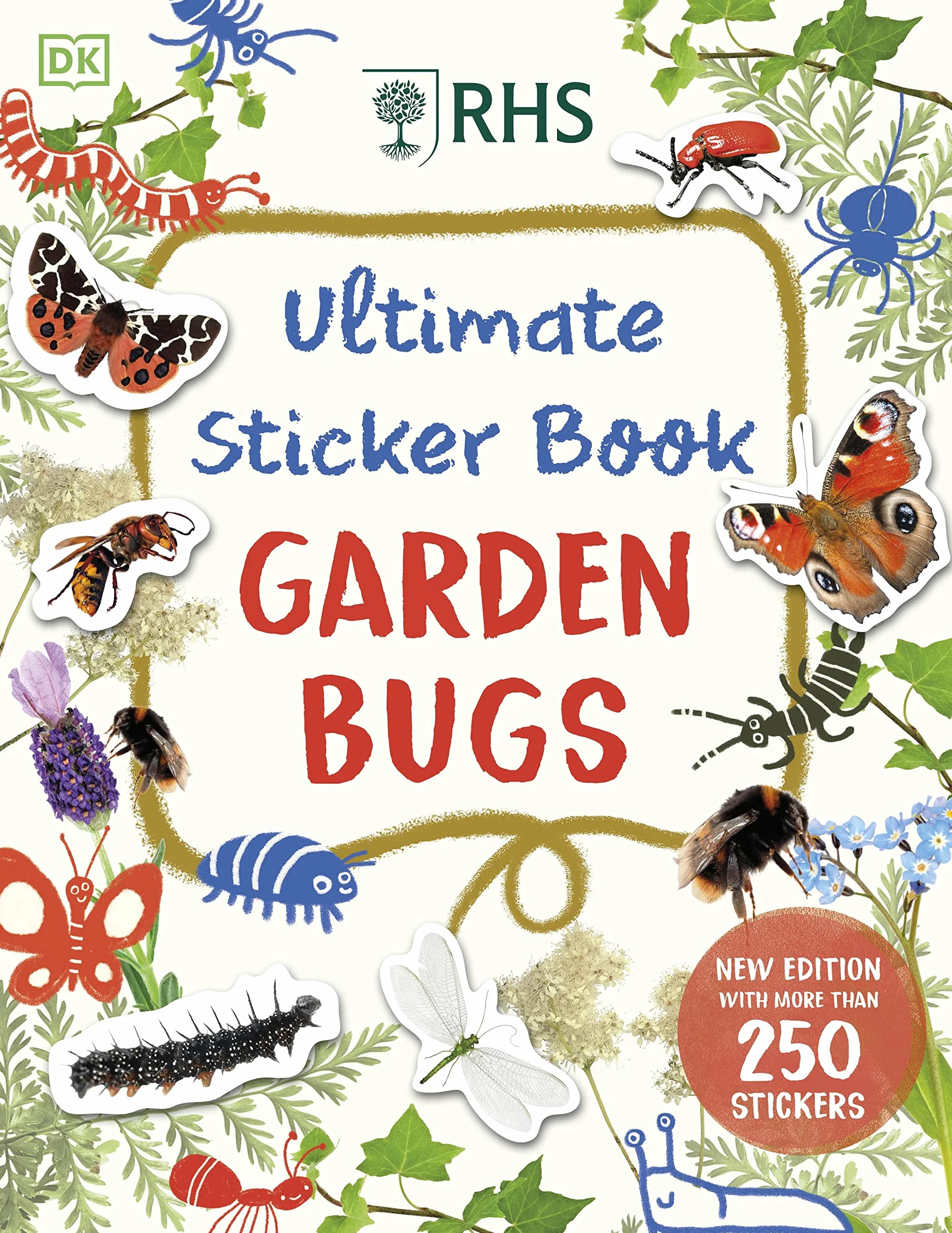 RHS Ultimate Sticker Book Garden Bugs: New Edition with More than 250 Stickers