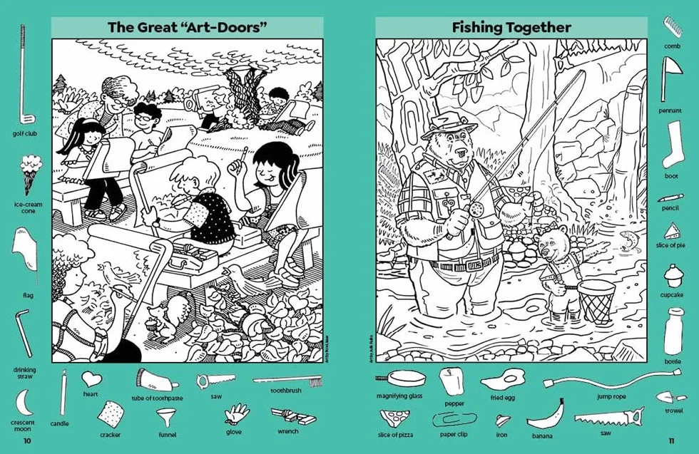 Amazing Nature Puzzles: Explore & Discover with Over 100 Fun Hidden Pictures Nature Puzzles, Celebrate the Wonders of Nature with a Nature Activity Book for Kids