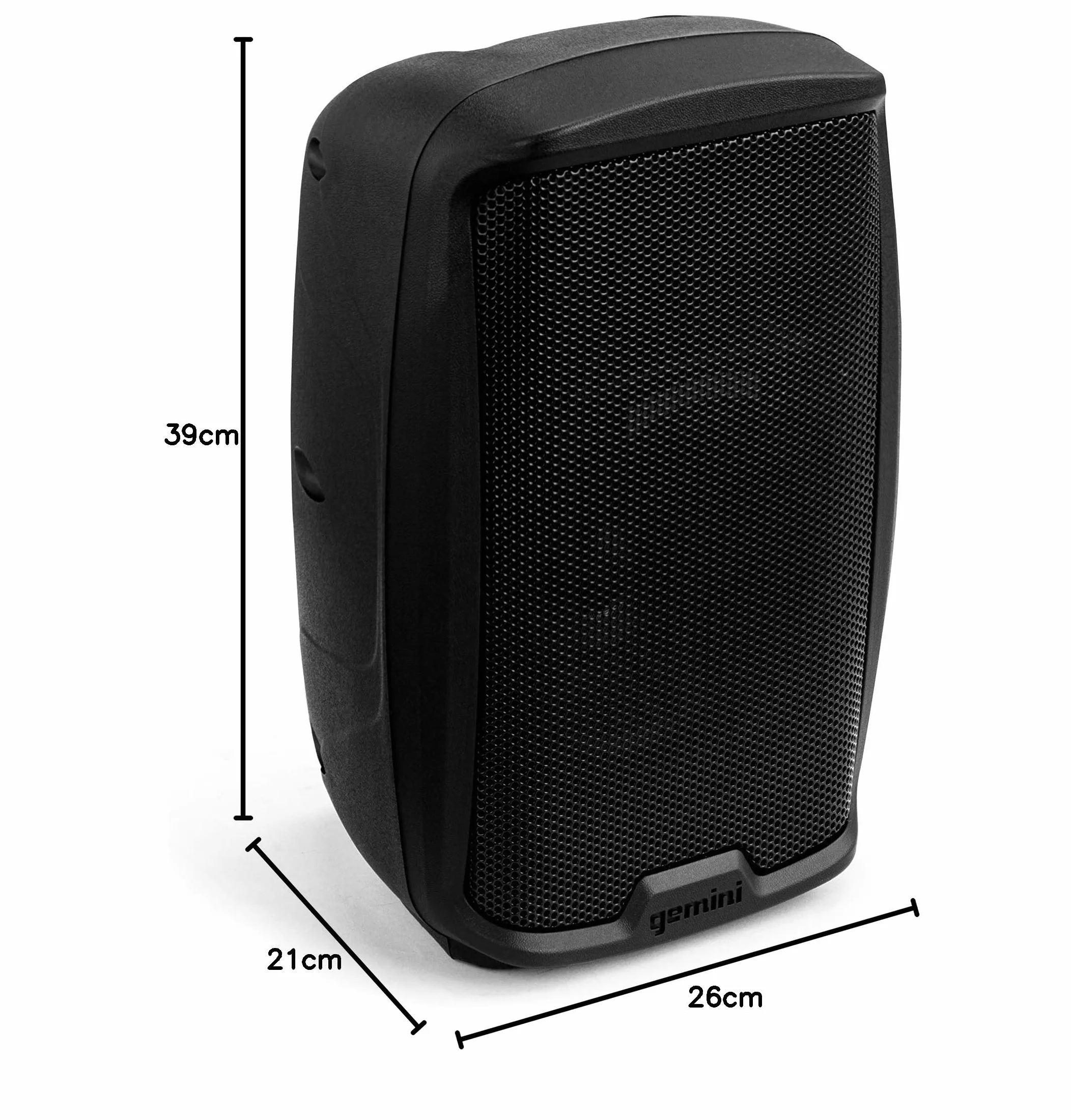 Gemini Sound AS-2108BT Active Bluetooth PA System 500W DJ Głośniki Woofer TWS