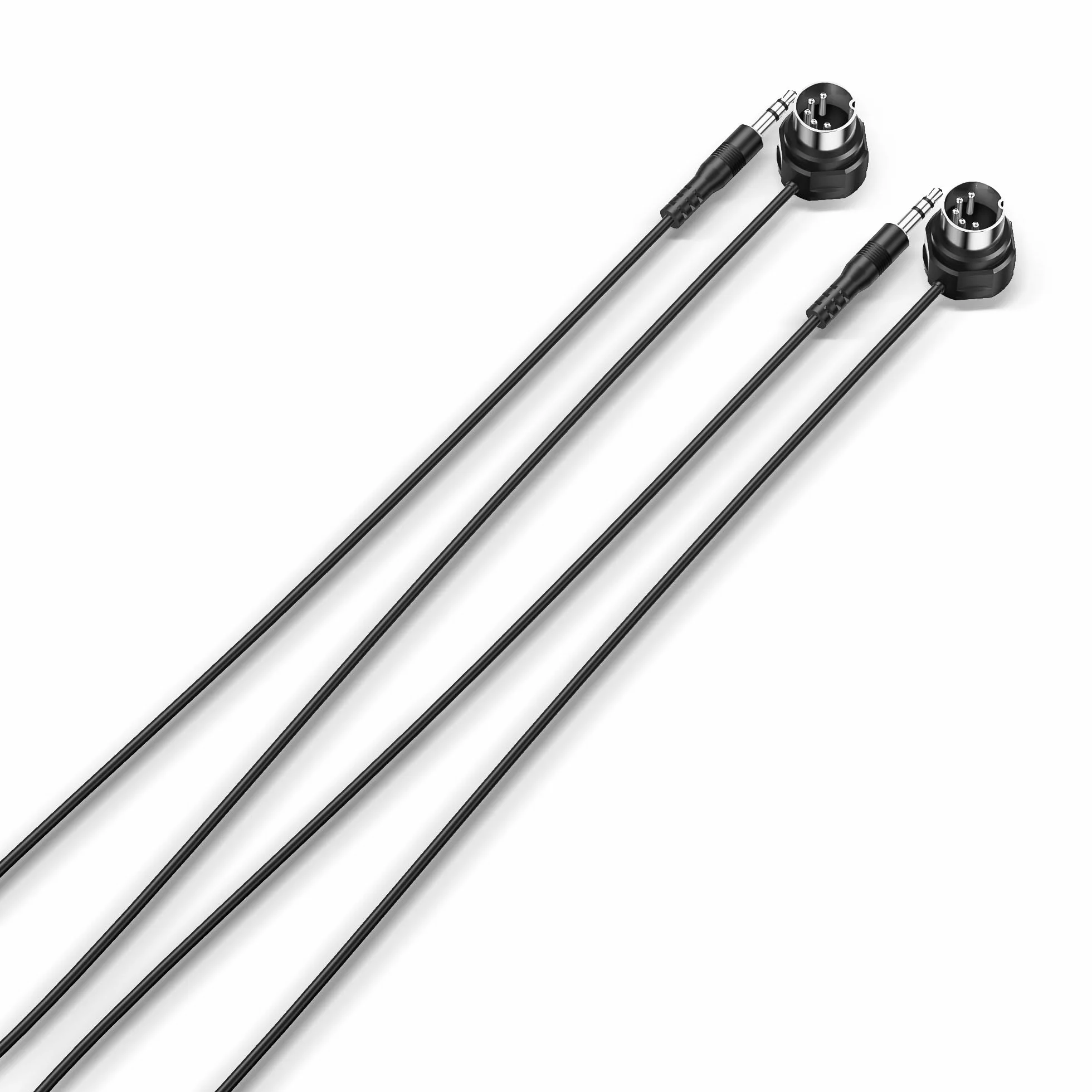 CME TRS MIDI Cable 2-Pack – TRS Type A 3,5 mm do Kątowego 5-Pin DIN, 150 cm – Idealny do Kompaktowych Instalacji i Połączeń Patch
