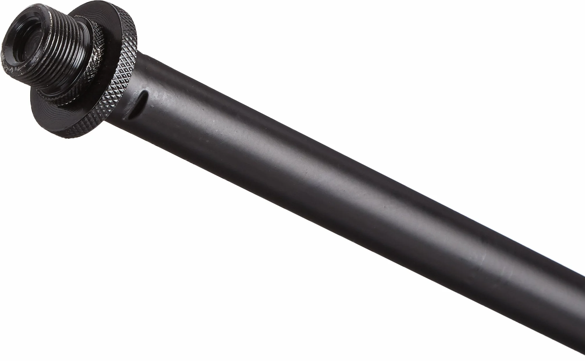 Amazon Basics – statyw mikrofonowy z ramieniem obrotowym, do 218 cm, pochylany i regulowany, ultralekka stal, przenośny, kompatybilny z adapterem 95 mm na 160 mm, czarny.