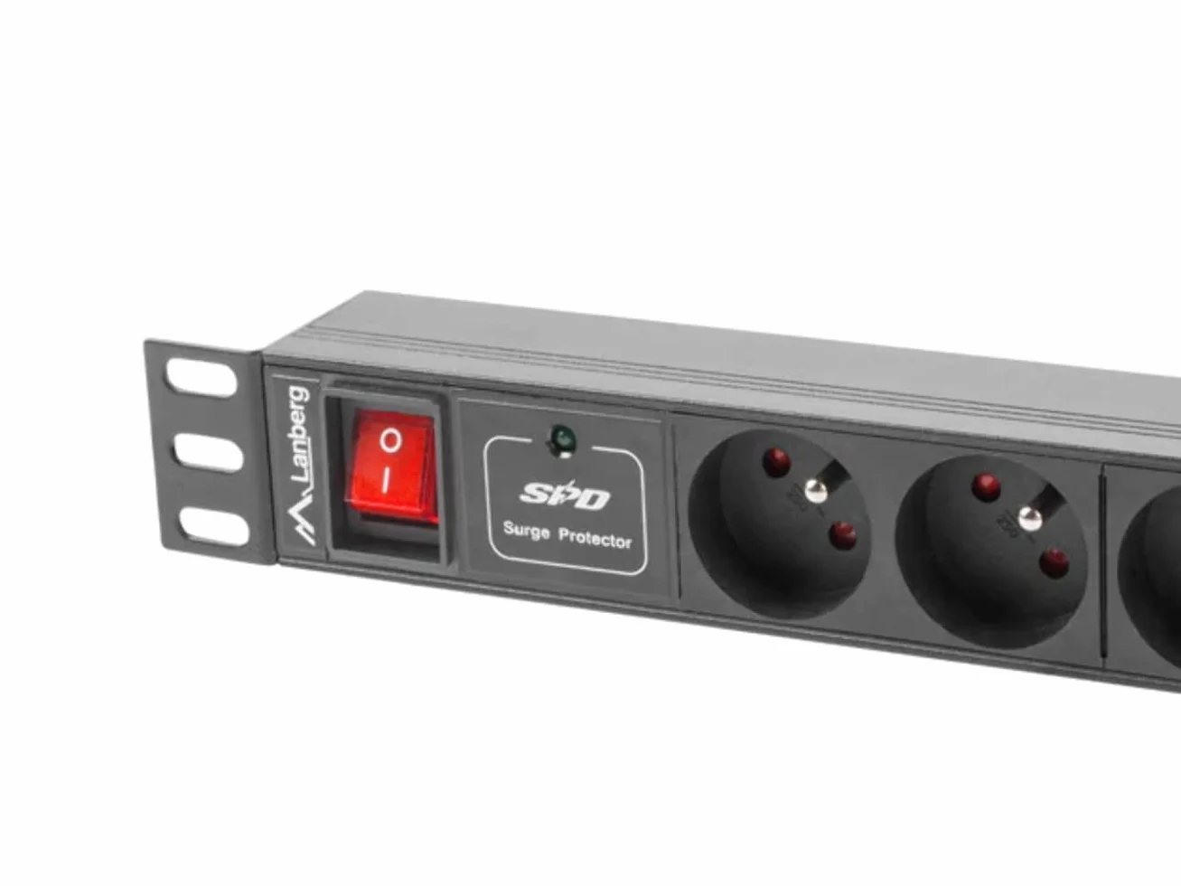 Bar RACK Lanberg PDU-07E-0200-IEC-BK (7 x UTE 10 A 2m czarny kolor)