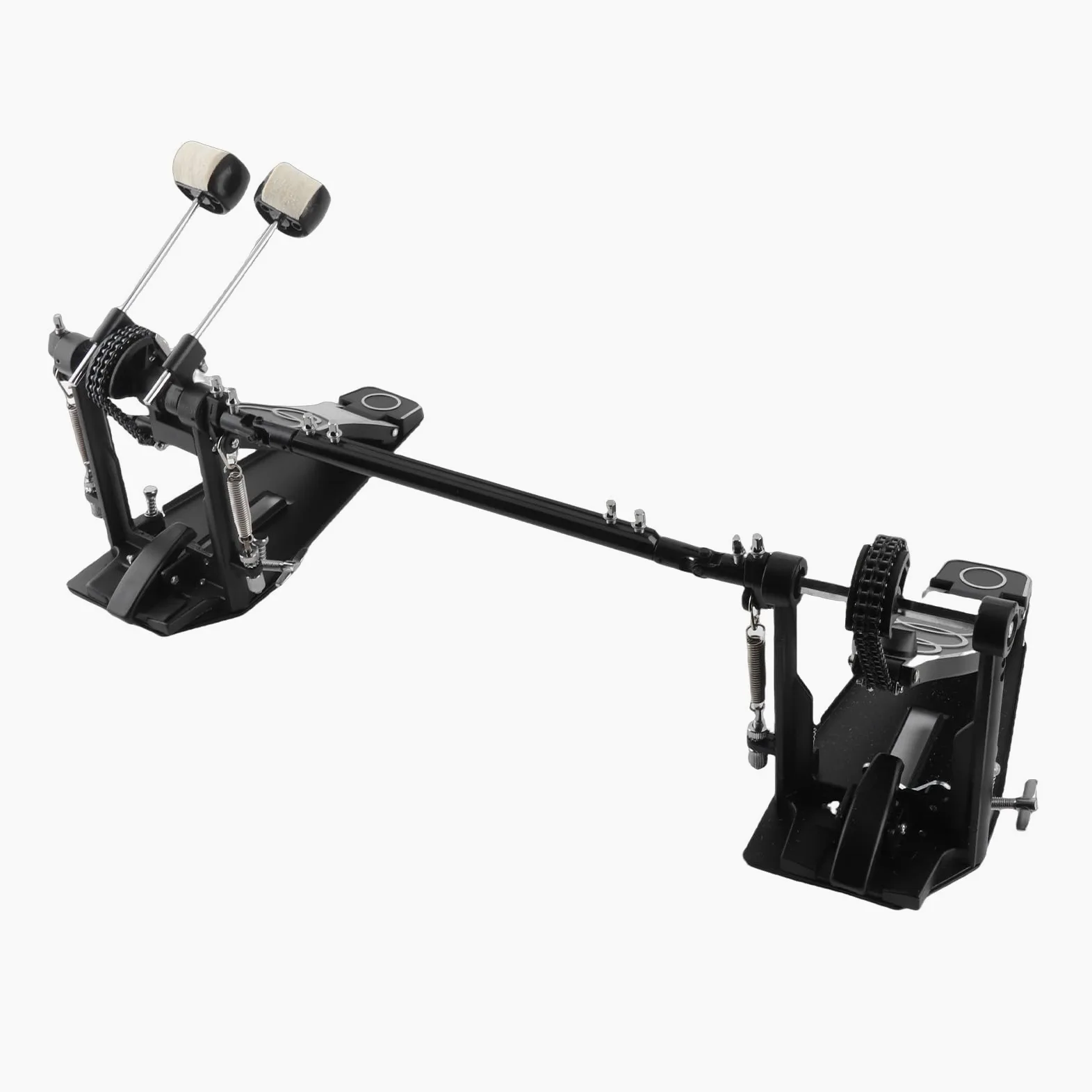 Double Kick Pedal, Profesjonalny Zestaw Bębnów Elektrycznych Pedał Kontrabasowy do Bębnów Elektronicznych (Pedał)