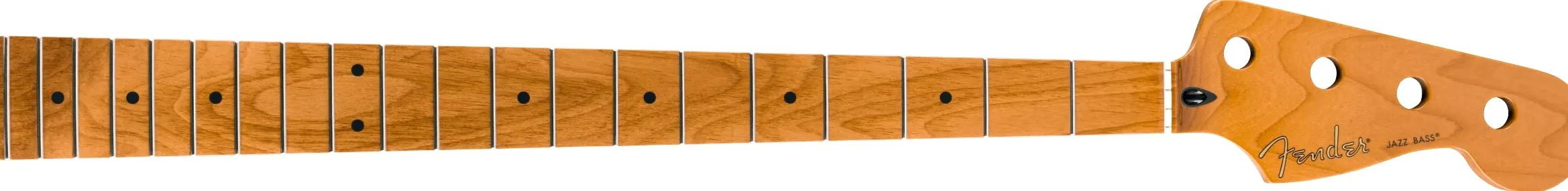 Fender Smażony klonowy jazz basowa szyja, 20 średnich progów Jumbo, 24 cm, klon, kształt C