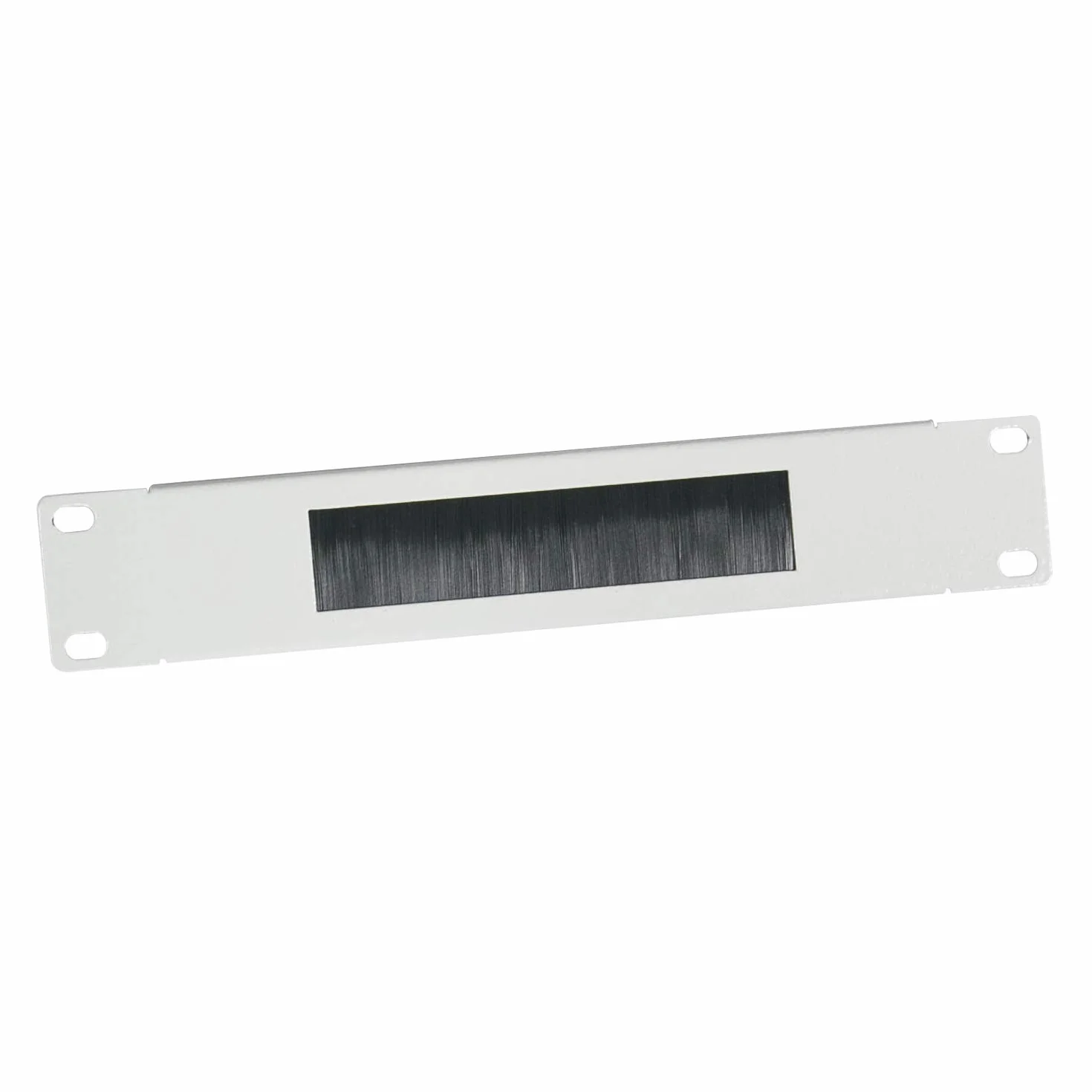 HMF 63389-07 Oczko kablowe ze szczotką do szafki serwerowej 10" Jasnoszary