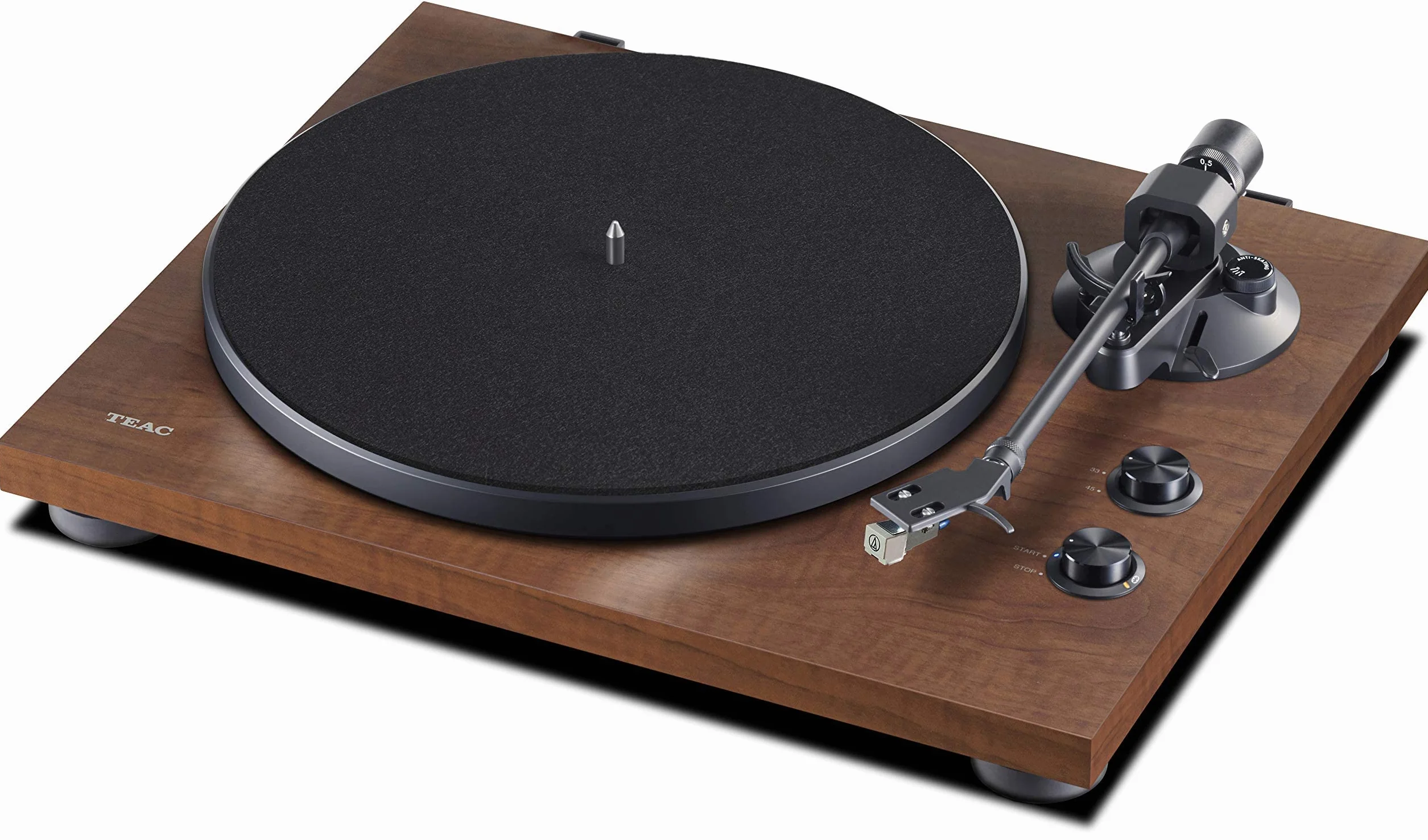 Teac Gramofon (Tn-280Bt Walnut) Napęd pasowy Bluetooth