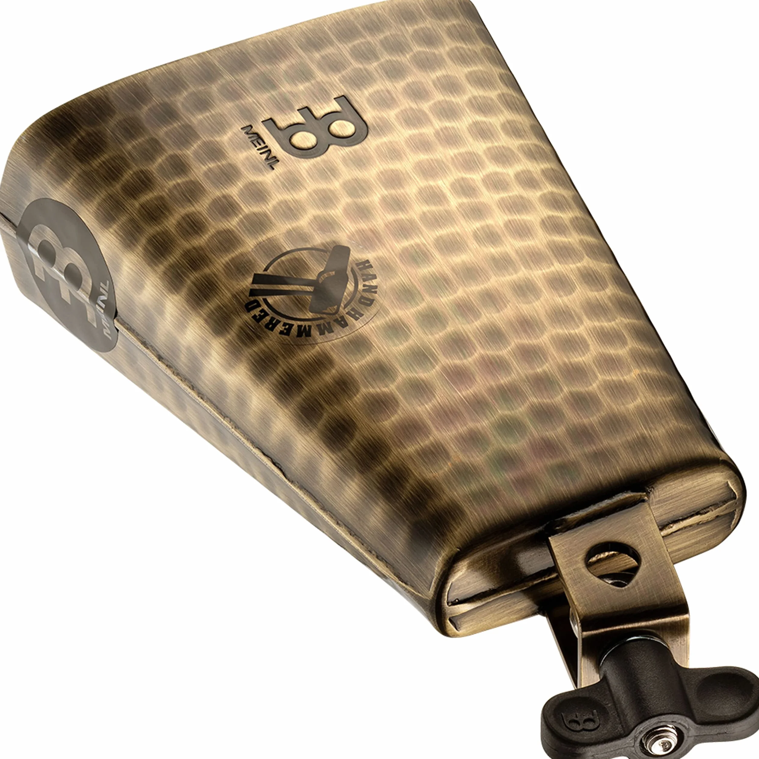 Meinl Percussion STB625HH-G Cowbell, ręcznie młotkowany, długość 15,88 cm, złoty