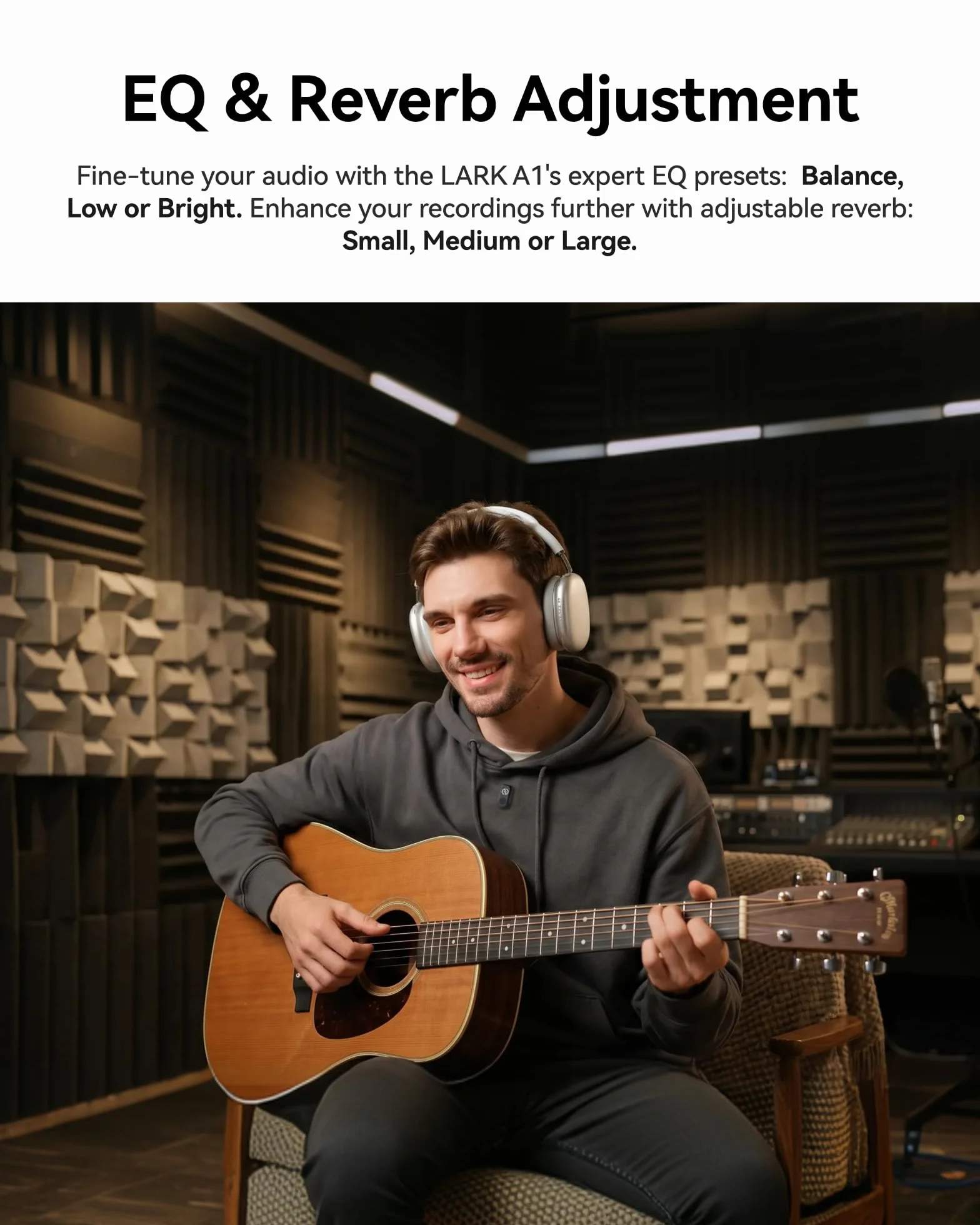 Hollyland Lark A1 Mini Duo kompaktowy mikrofon radiowy do iPhone 14/13/12 (2 nadajniki + odbiornik Lightning) – bez etui do ładowania (czarny) (dla USB-C (2TX+1RX))