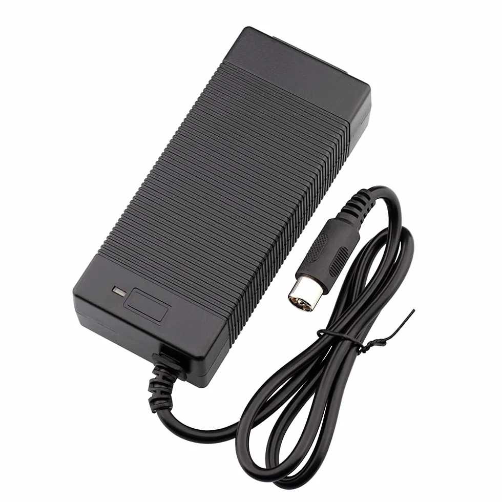 42 V 2 A ładowarka do skutera elektrycznego, 36 V, akumulator litowy, ładowarka do roweru, 36 V, ładowarka 42 V, akumulator rowerowy, ładowarka RCA 10 mm, wtyczka do roweru elektrycznego