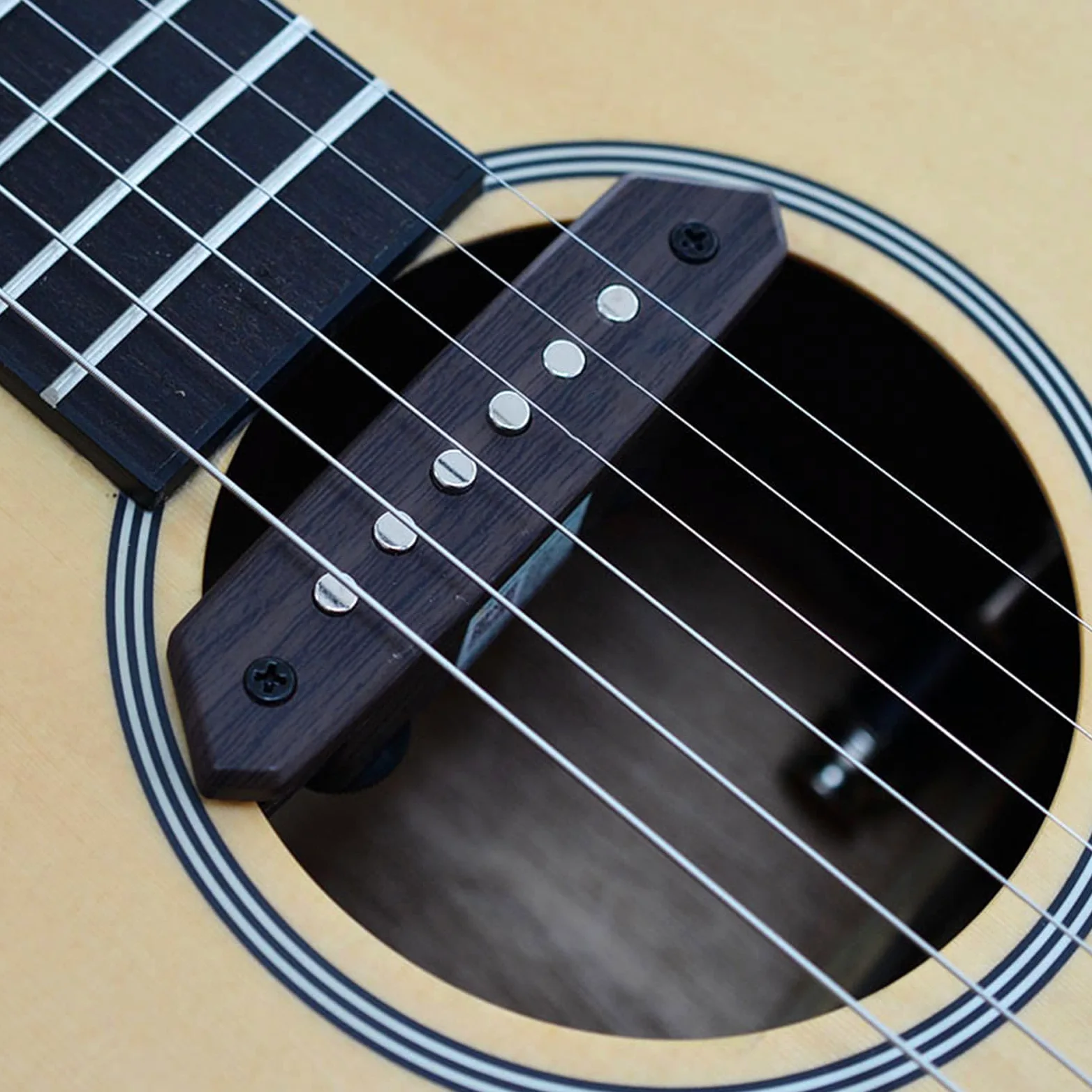 Przetwornik dźwięku gitary akustycznej z regulacją głośności przetwornik gitar otwór dźwiękowy przetwornik humbucker wzmacniacz przetwornika akustycznego