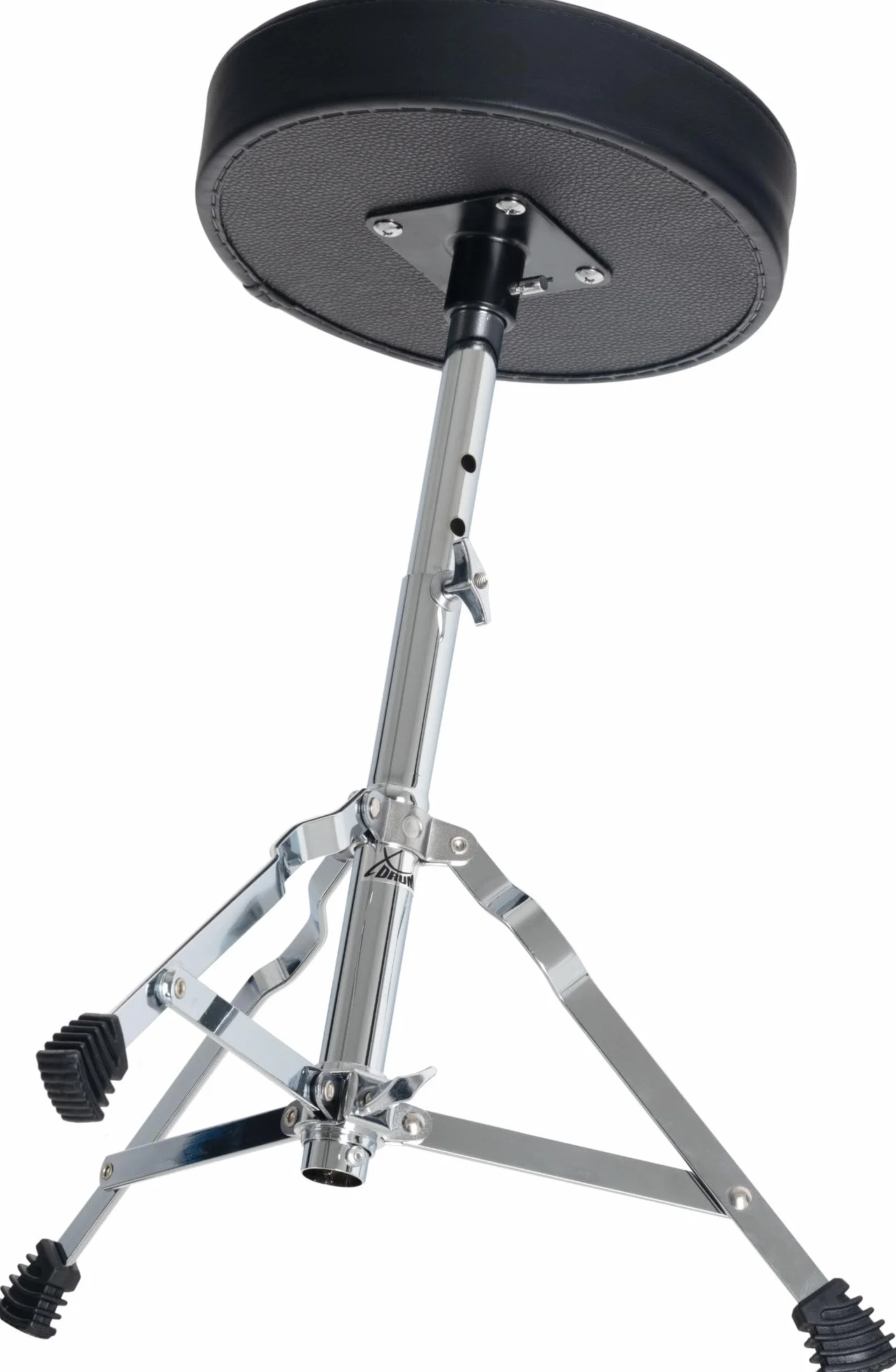Xdrum Semi Stołek Perkusyjny, Czarny/Srebrny, 50-62 cm